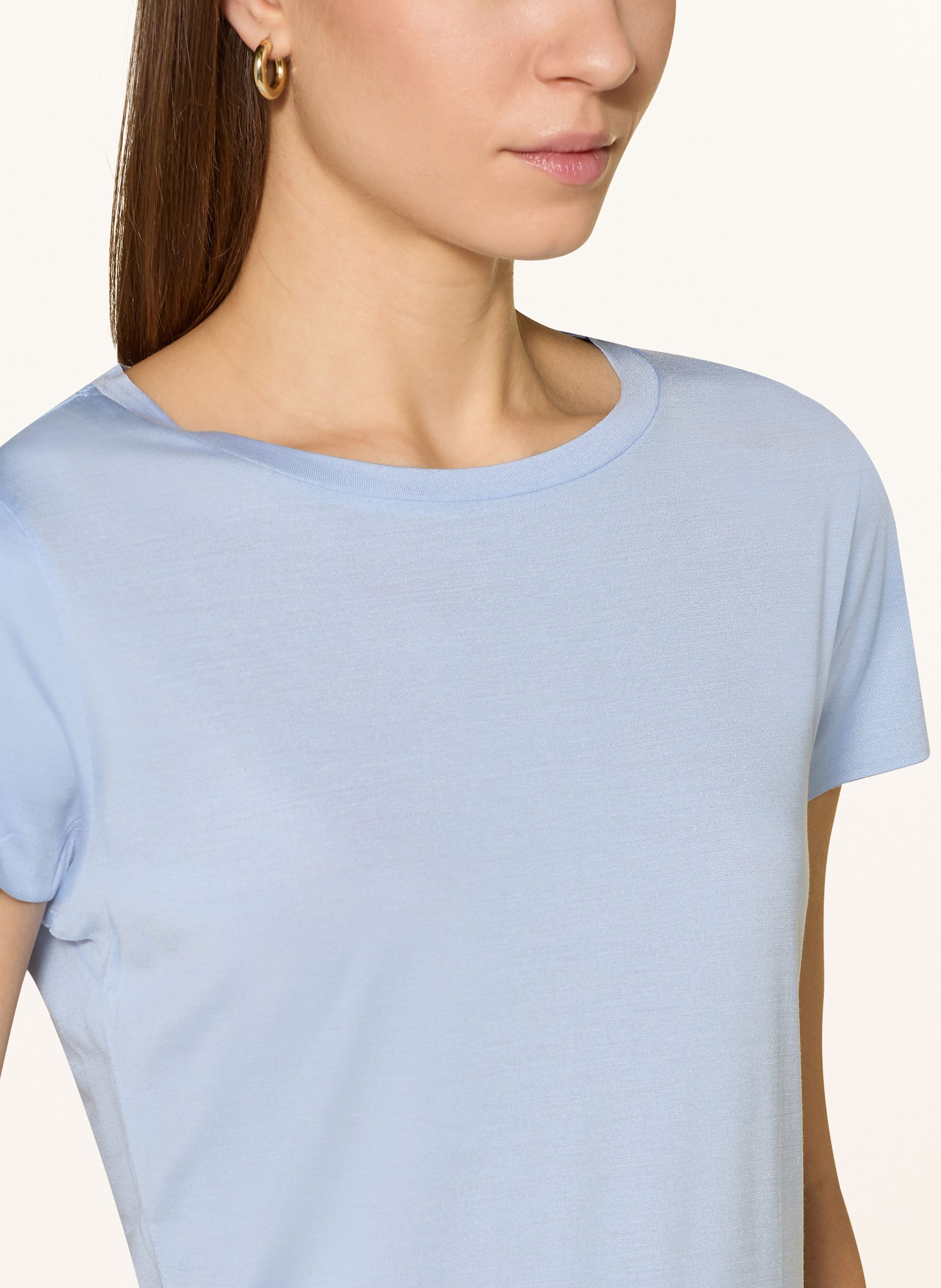 Thumbnail - Stefan Brandt T-Shirt Aus Seide blau