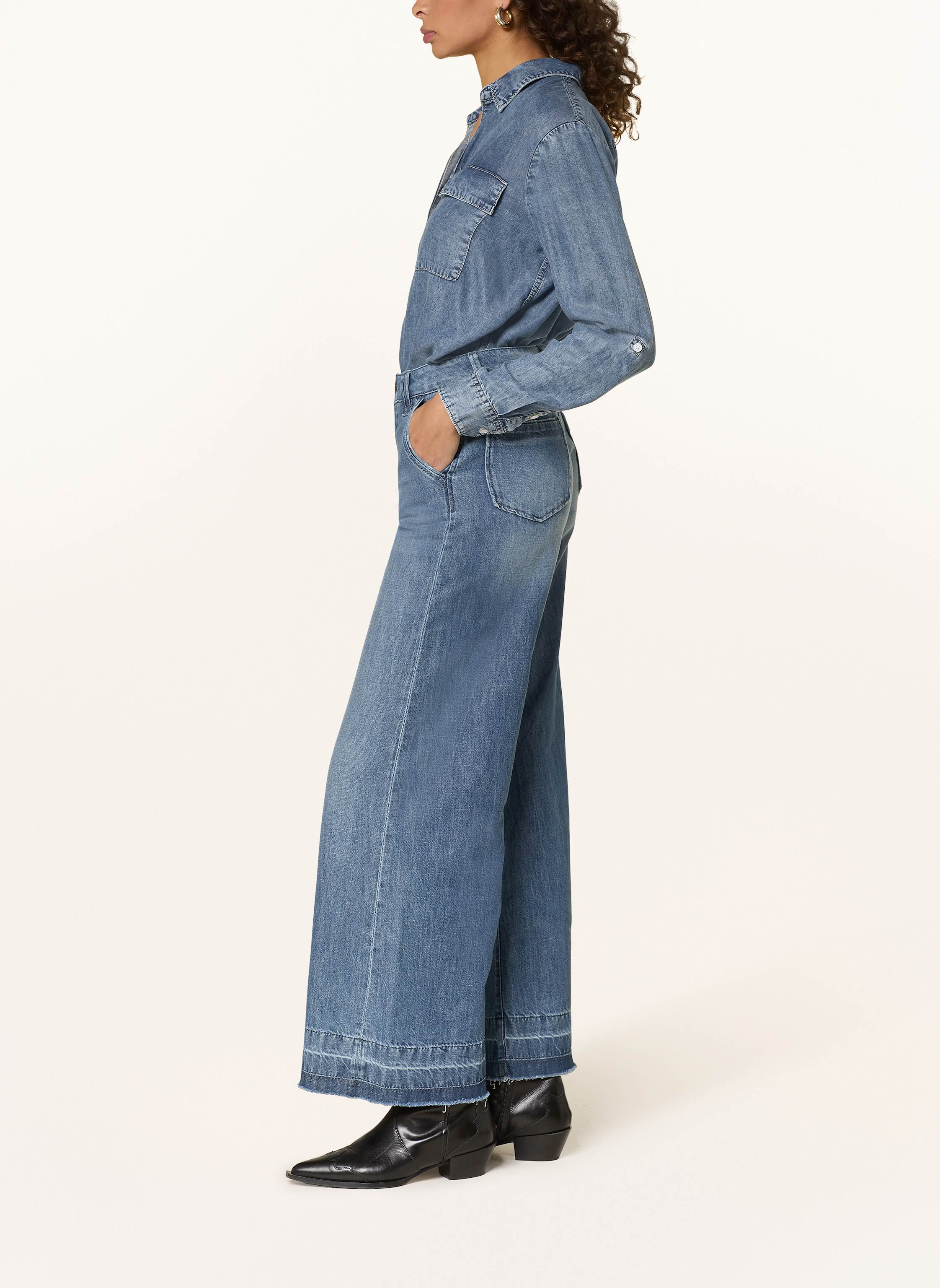Thumbnail - Gang Wide Leg Jeans 94mona blau