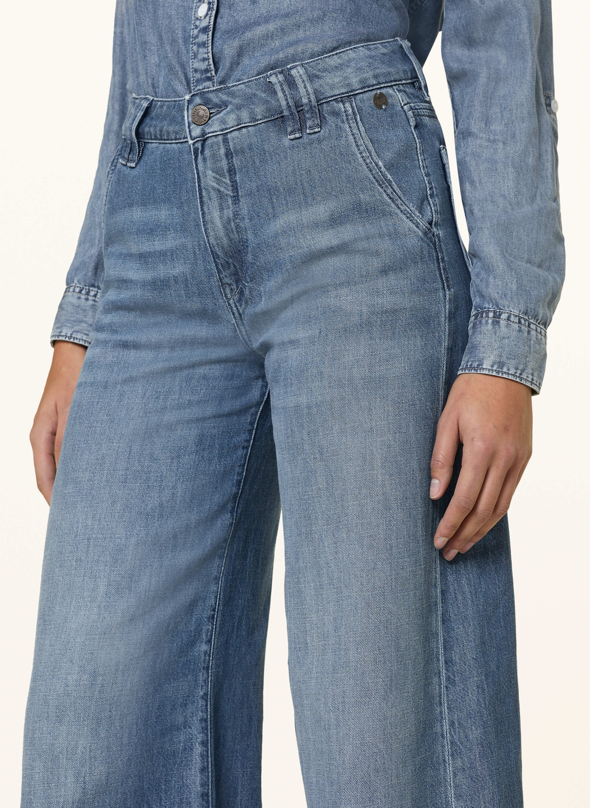 Thumbnail - Gang Wide Leg Jeans 94mona blau