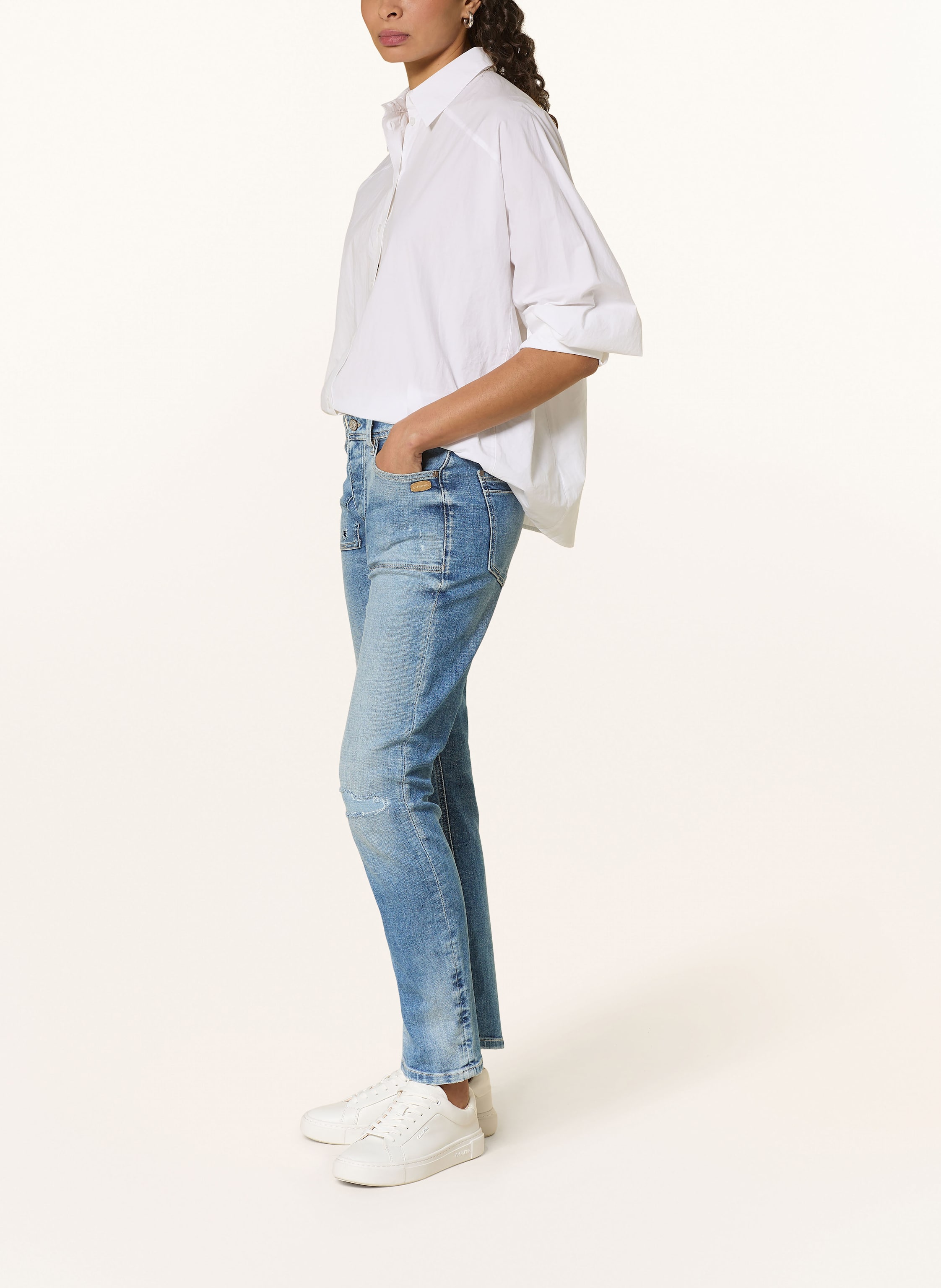 Thumbnail - Gang Boyfriend Jeans 94nica Worker blau
