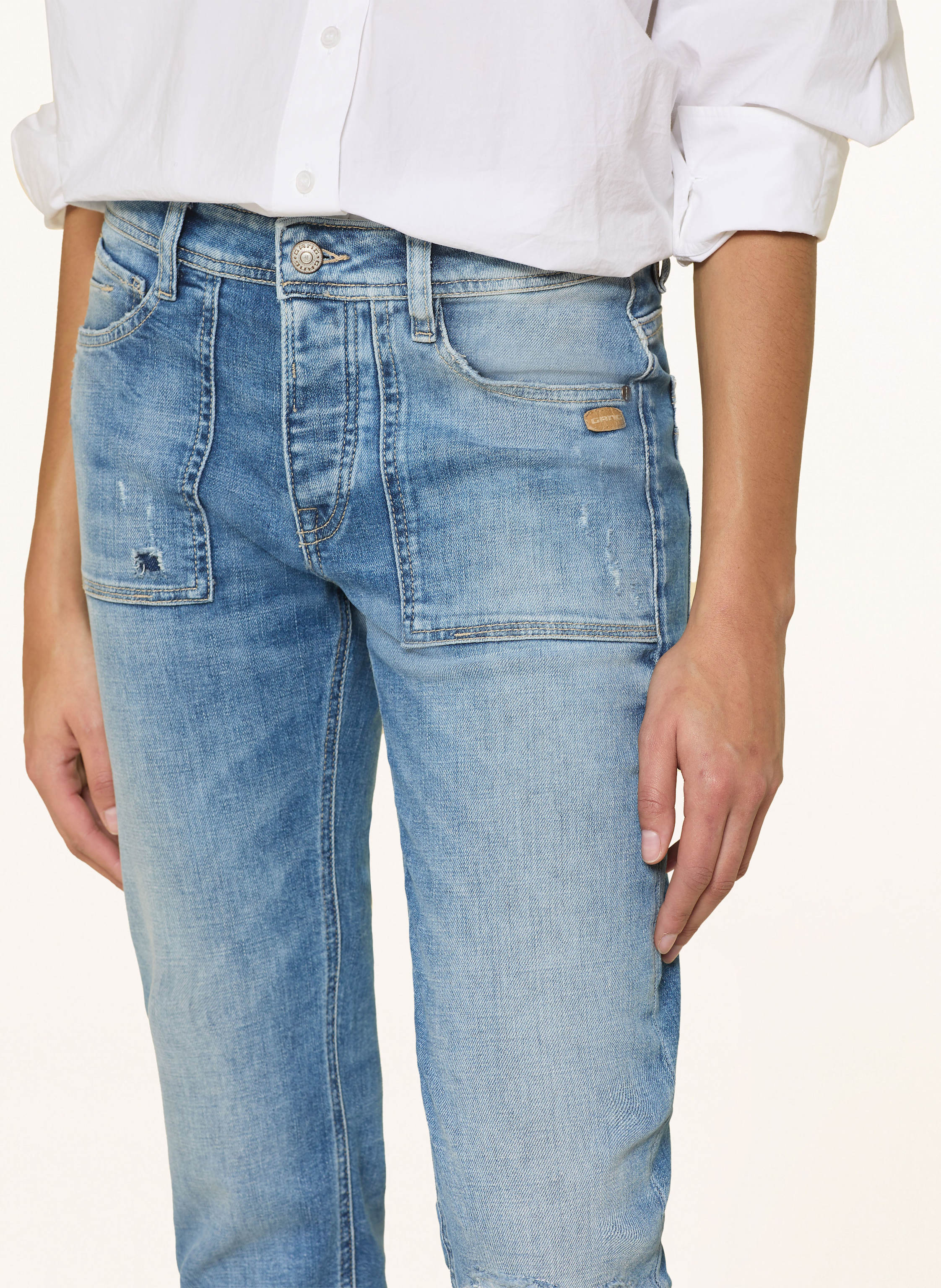 Thumbnail - Gang Boyfriend Jeans 94nica Worker blau