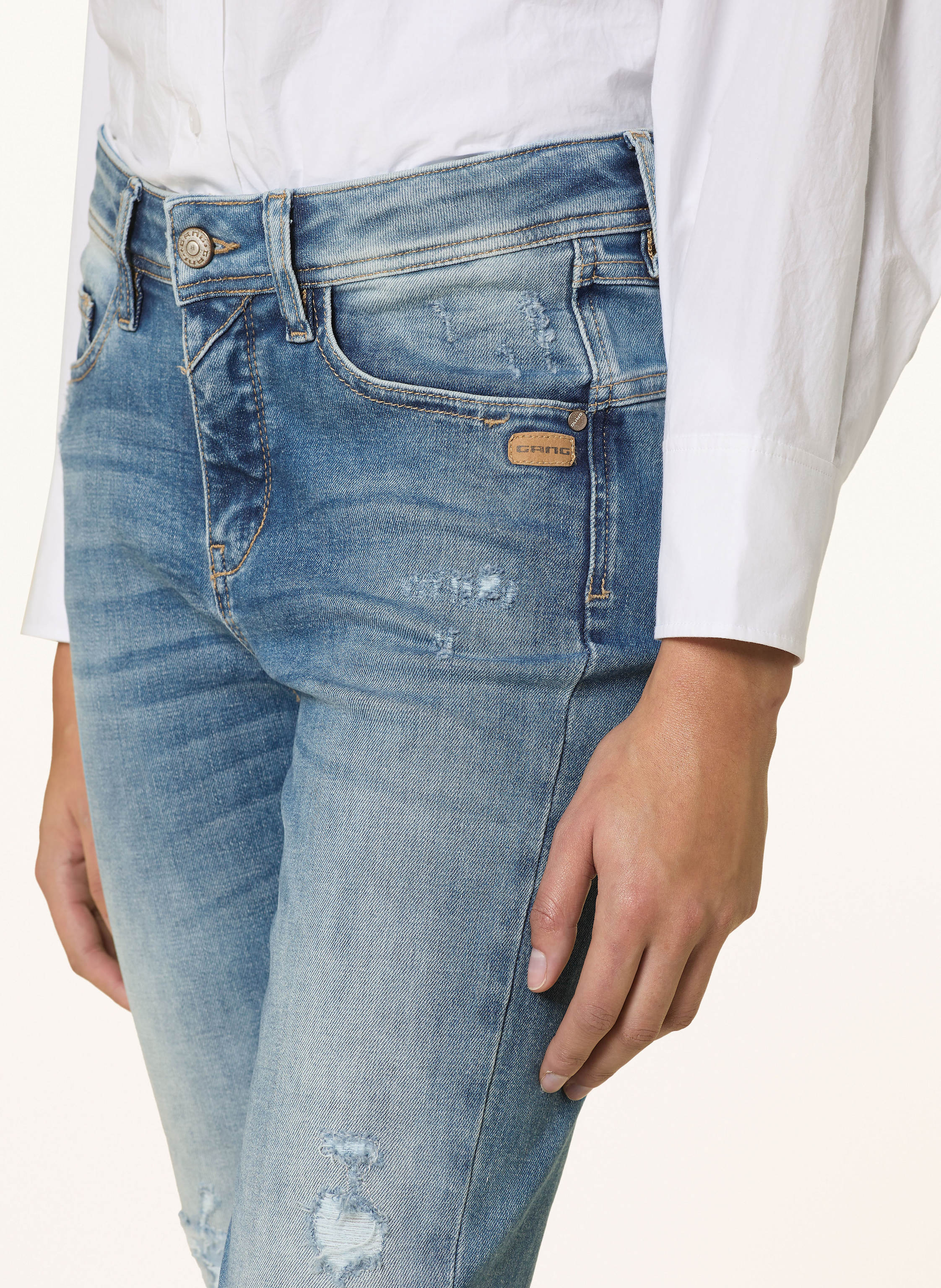 Thumbnail - Gang 7/8-Jeans 94amelie Cropped blau