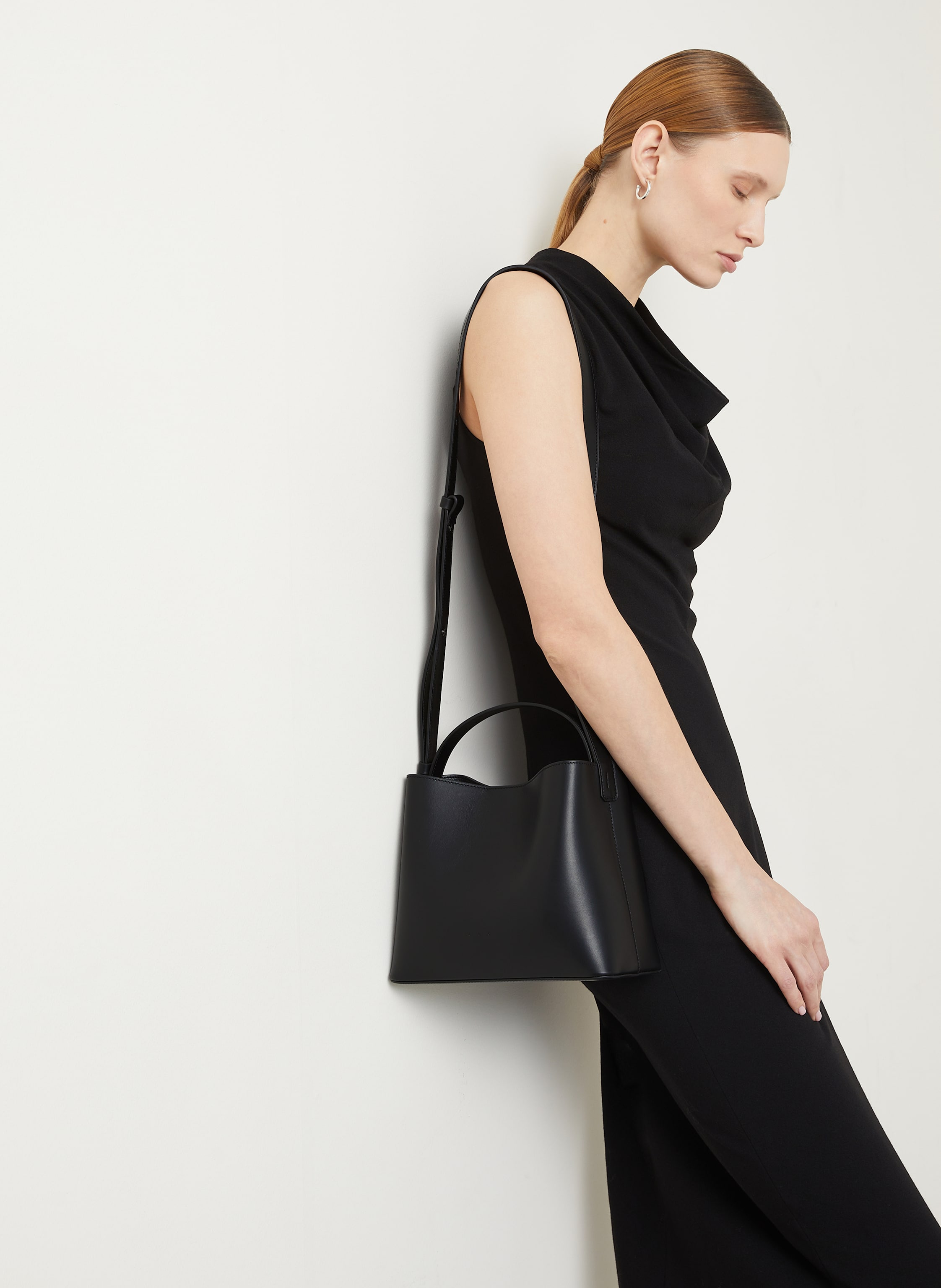 Thumbnail - Aesther Ekme Schultertasche Sac Mini schwarz