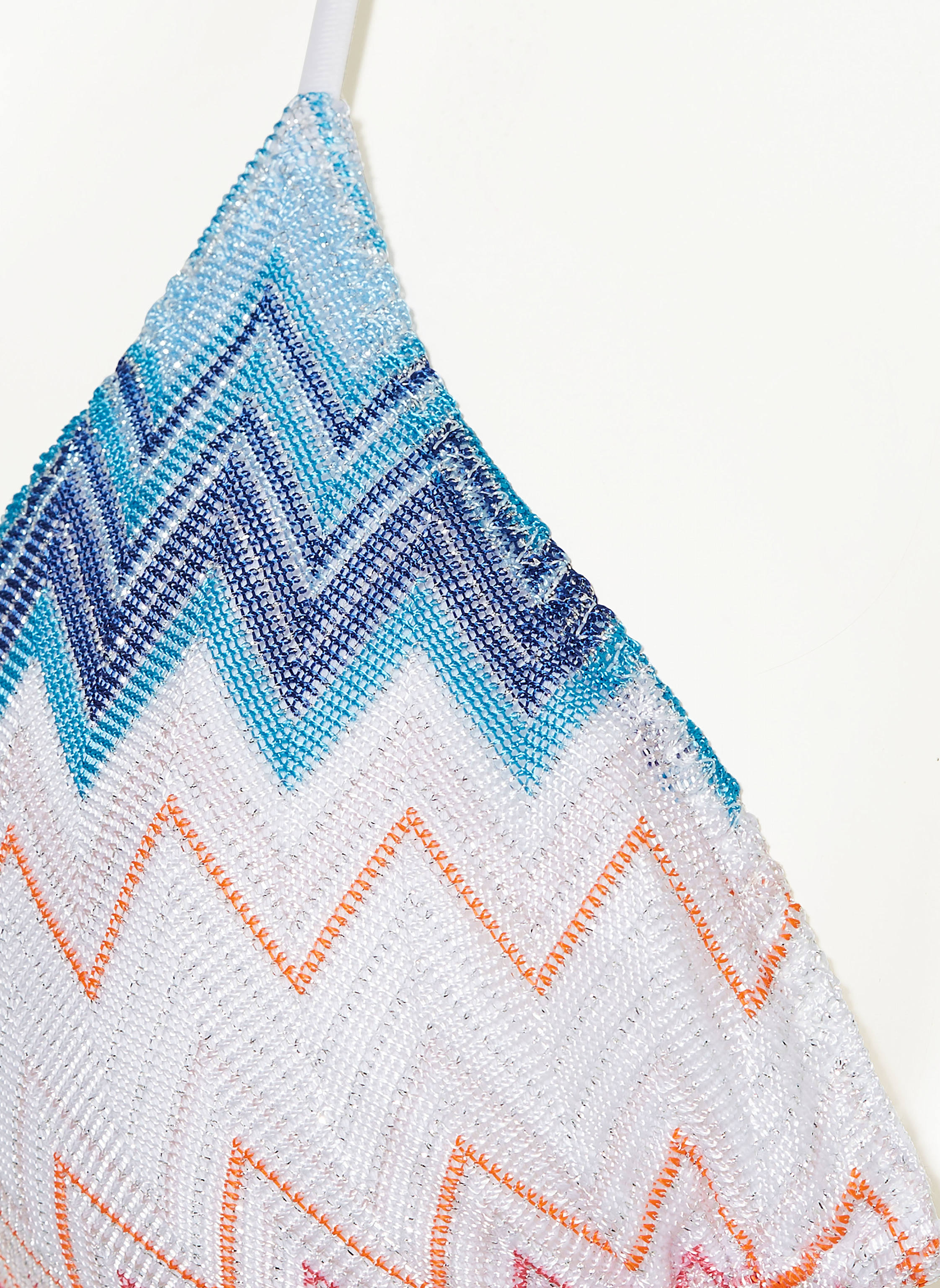 Thumbnail - Missoni Triangel-Bikini Mit Glitzergarn weiss