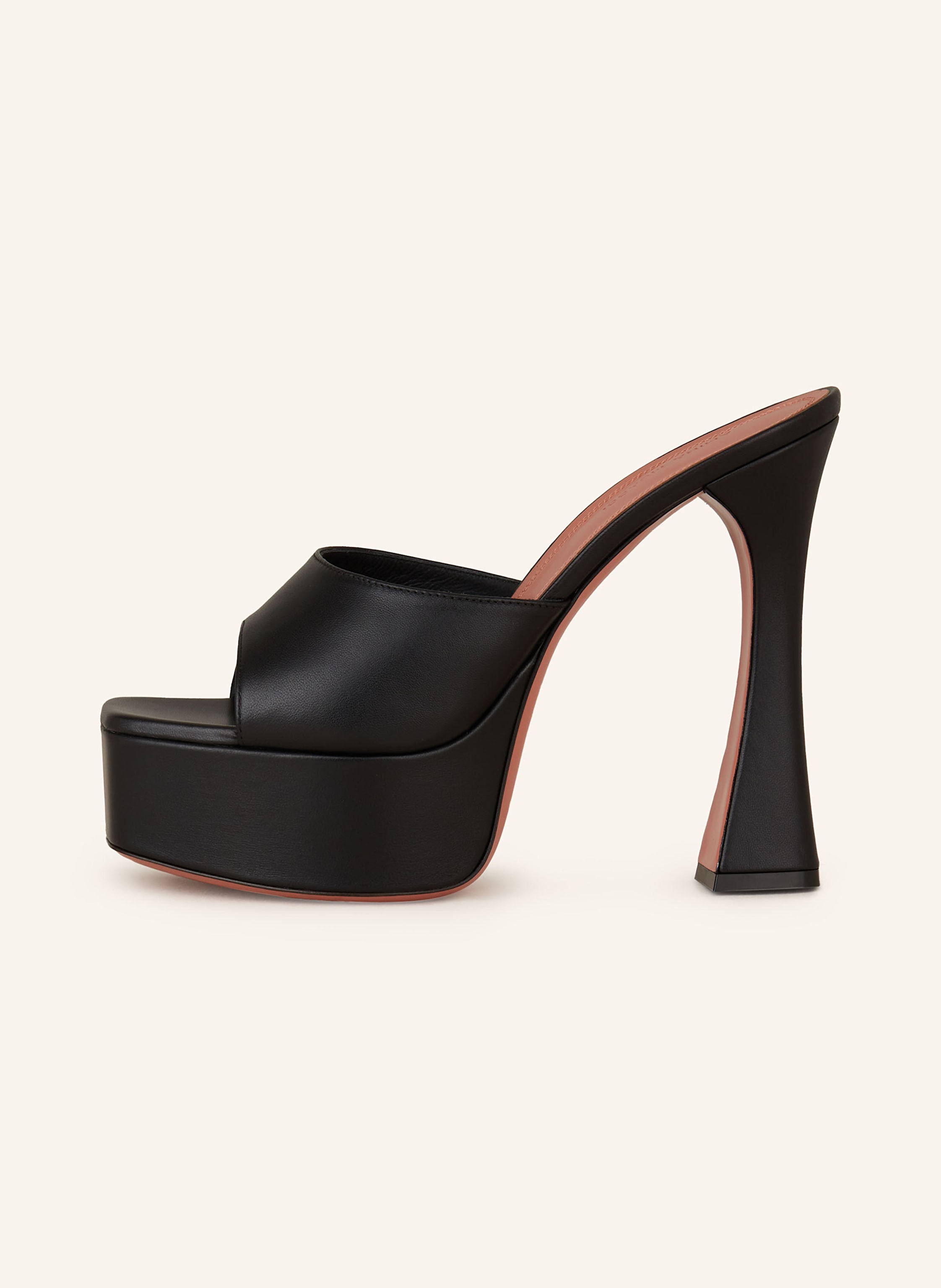 Thumbnail - Amina Muaddi Plateau-Mules Dalida schwarz