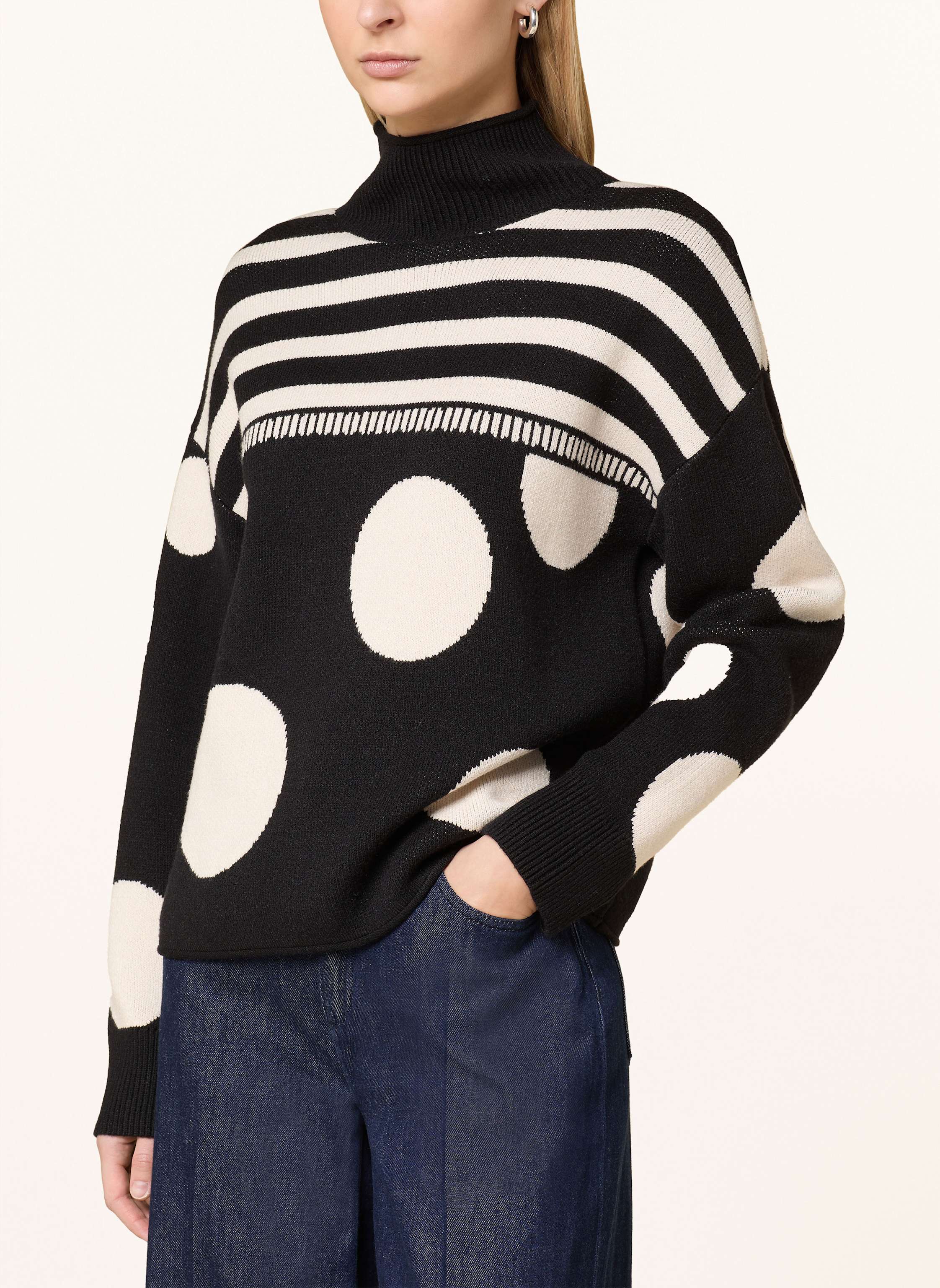 Thumbnail - Oui Pullover schwarz