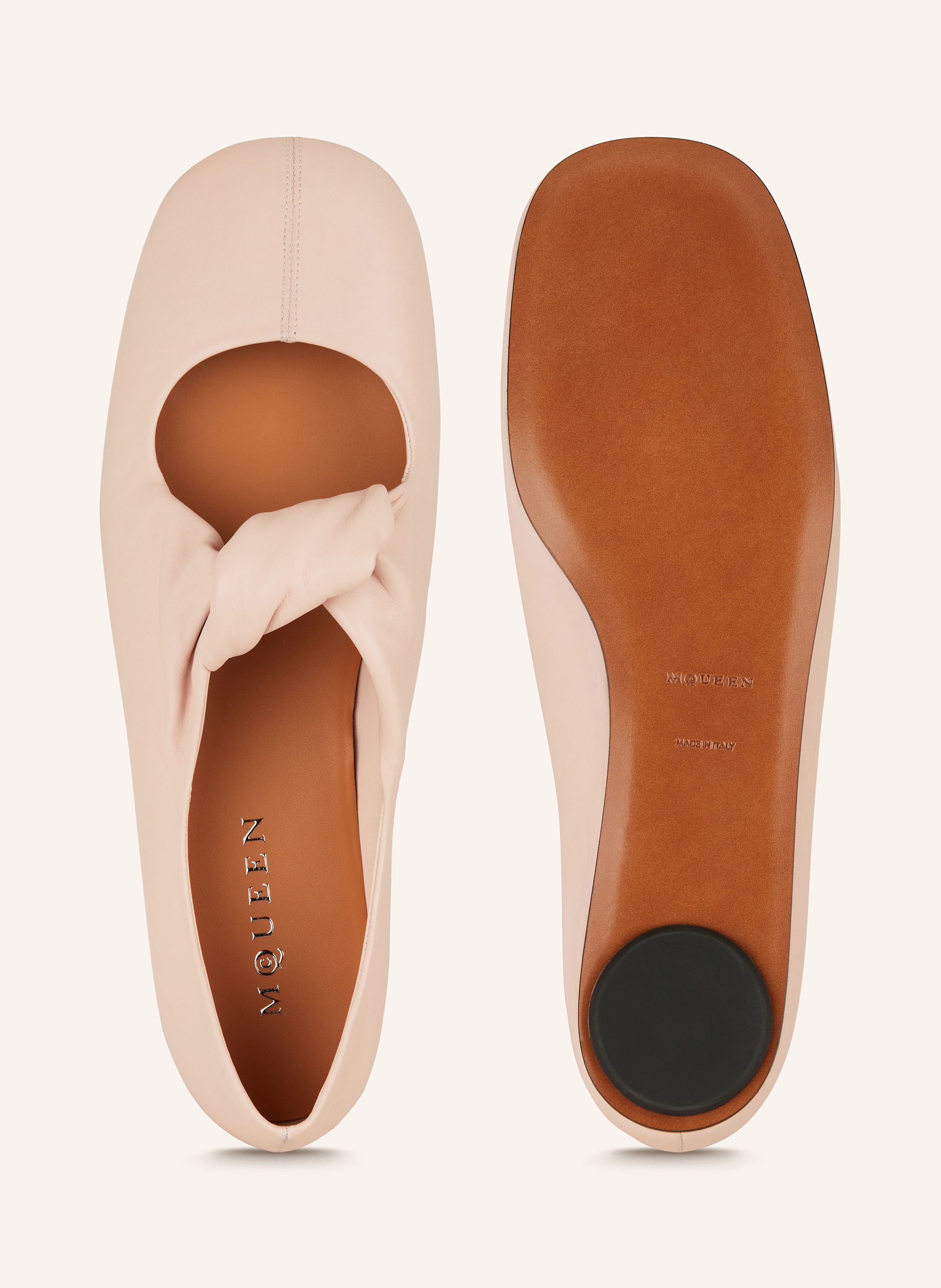 Thumbnail - Mcqueen Ballerinas beige