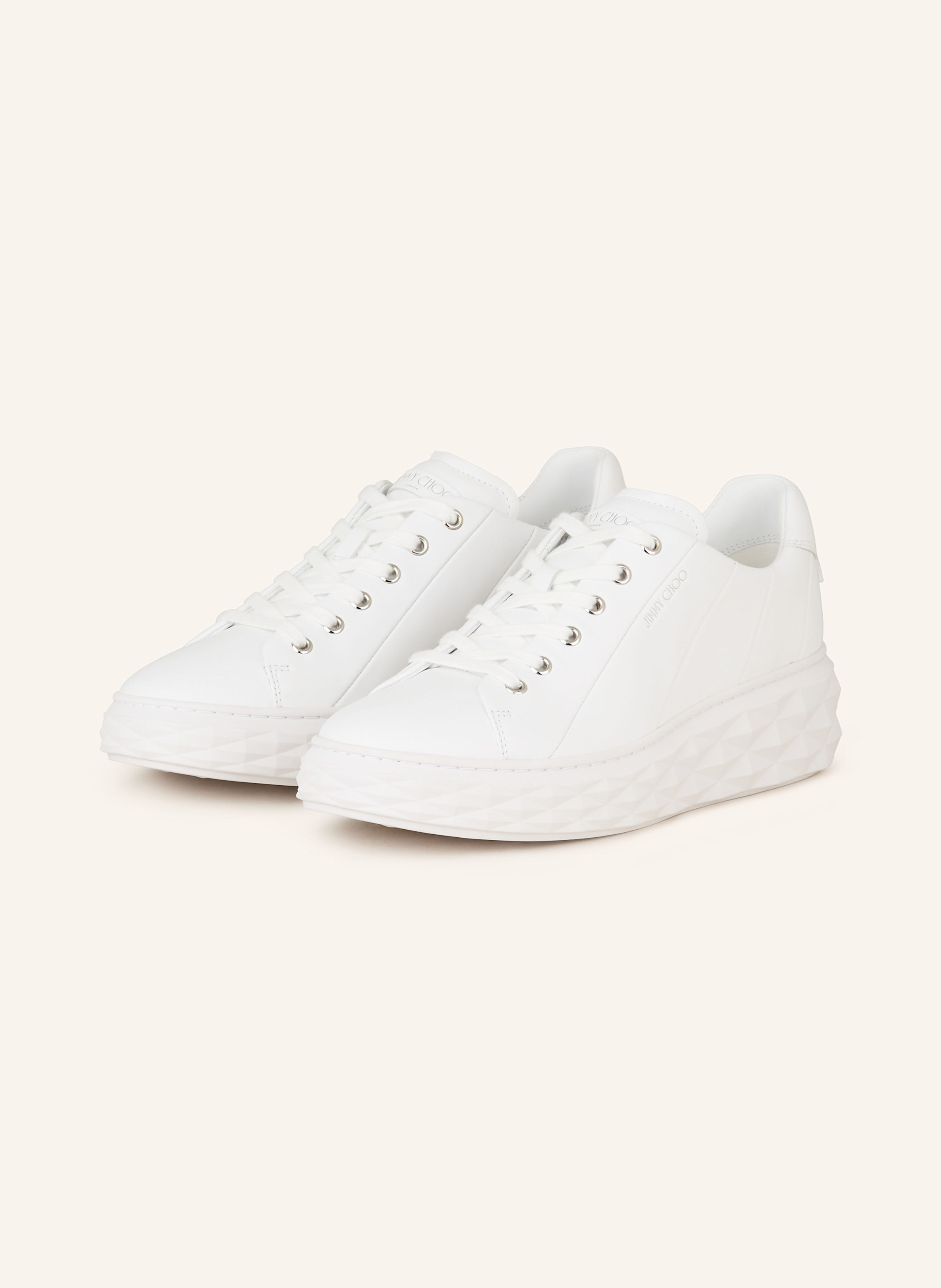 Jimmy Choo Jimmy Choo Sneaker Diamond Light Maxi weiss in WEISS
