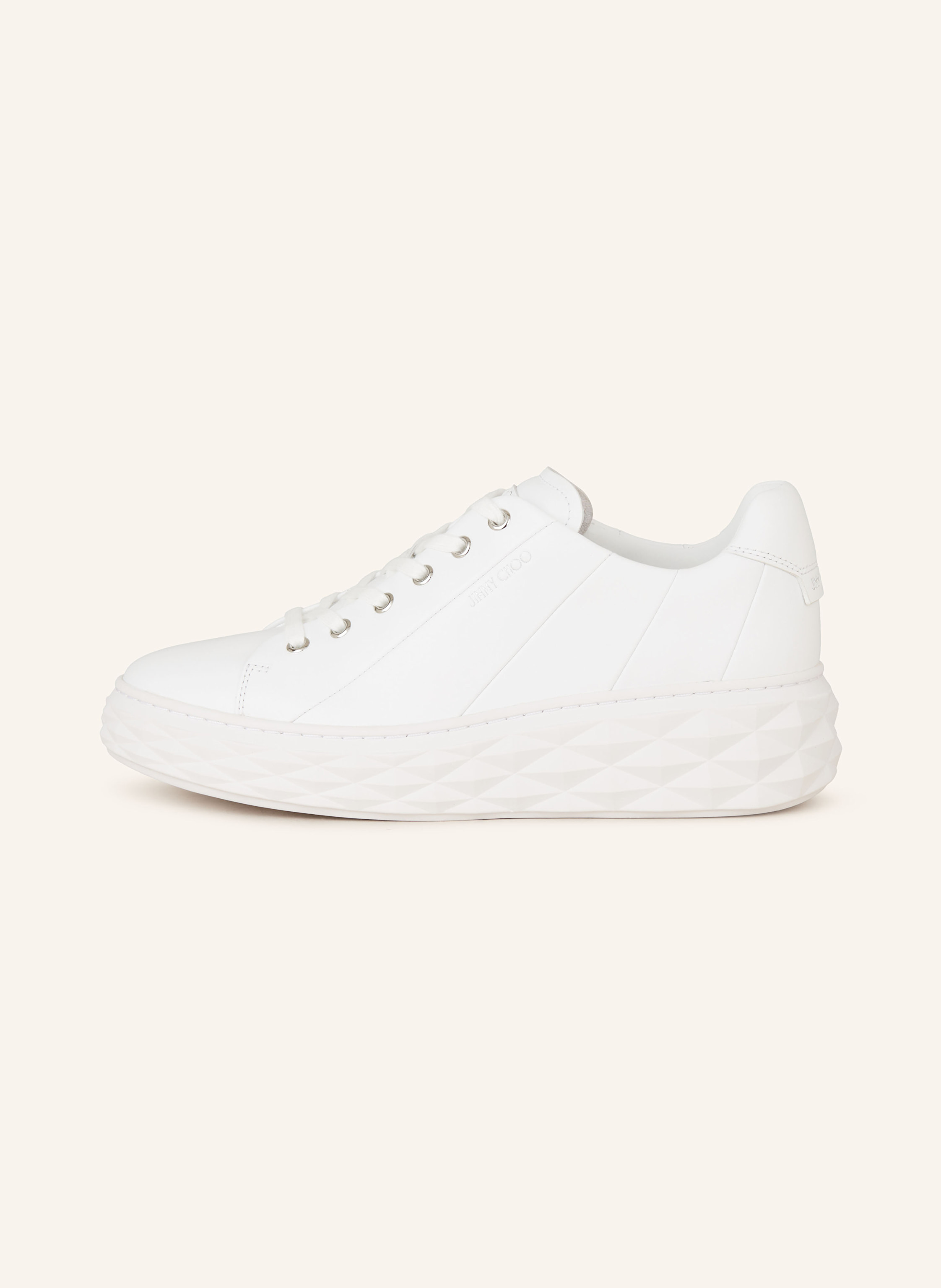 Thumbnail - Jimmy Choo Sneaker Diamond Light Maxi weiss