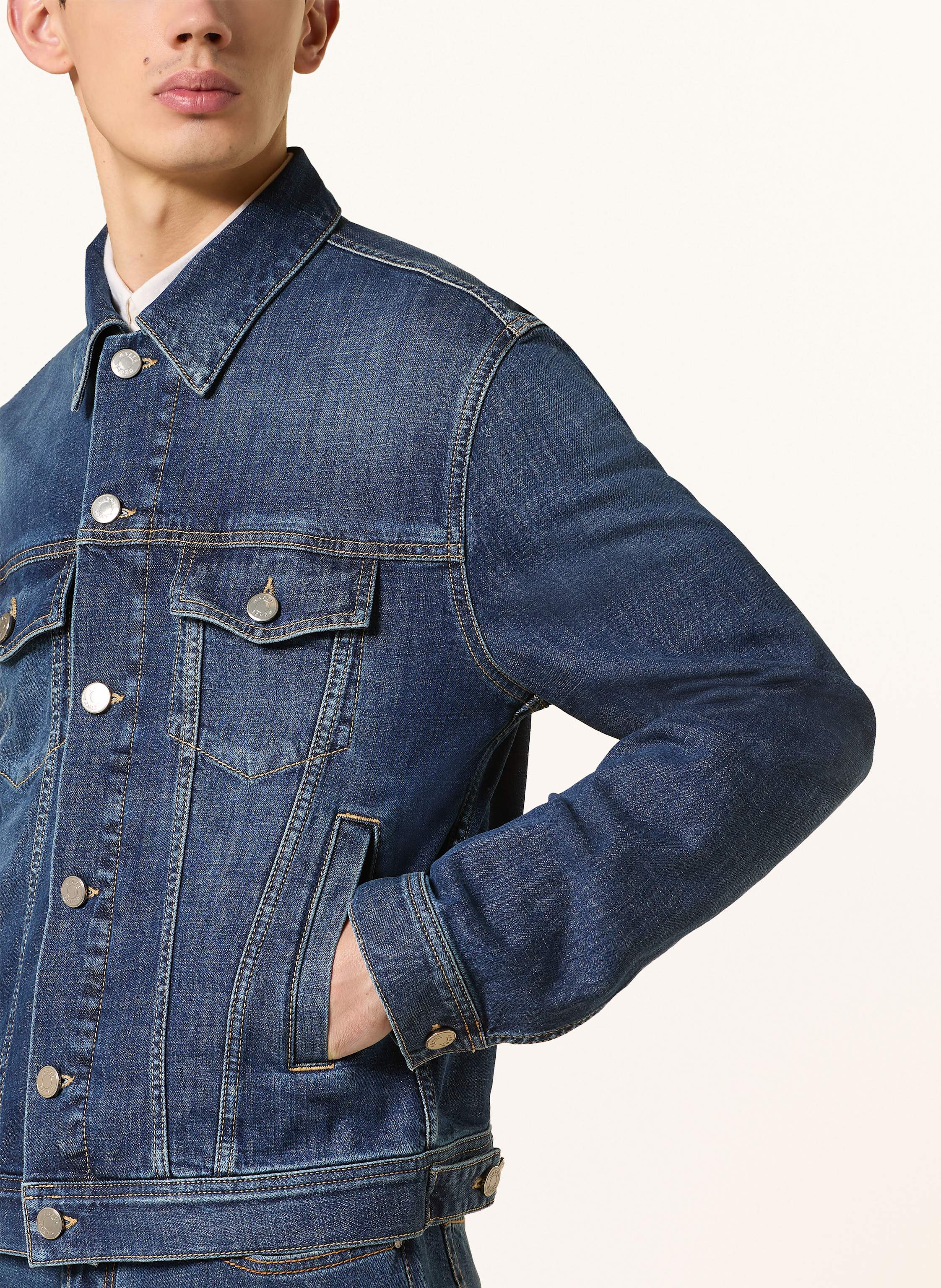 Thumbnail - Jacob Cohen Jeansjacke blau