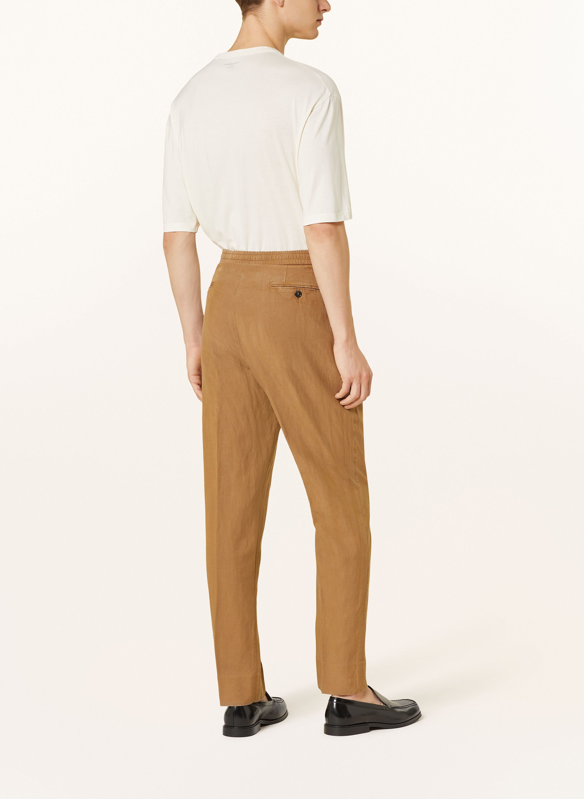 Thumbnail - Officine Générale Anzugshose Drew Slim Fit braun