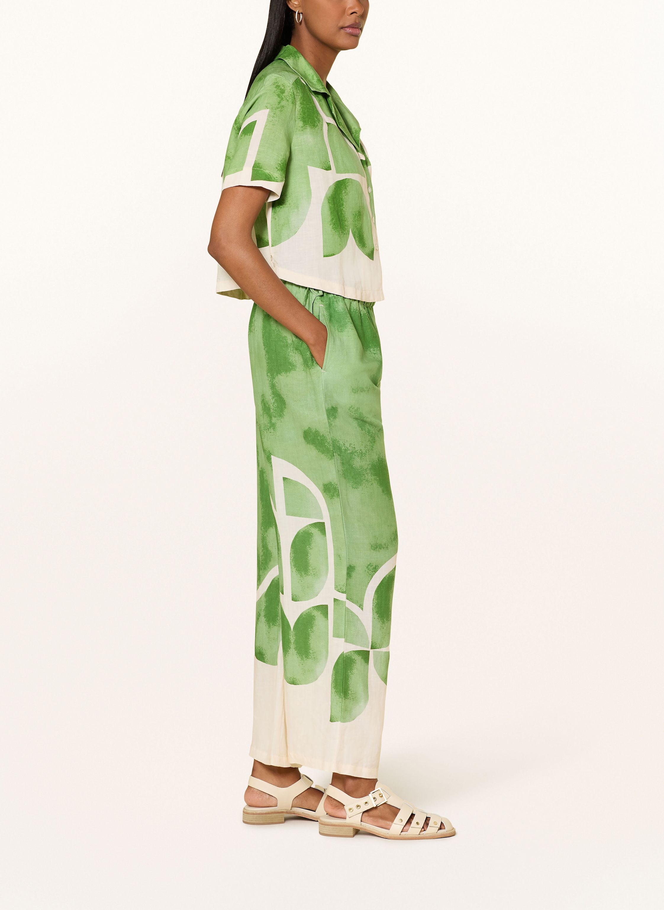 Thumbnail - Seafolly Marlenehose Sunray gruen