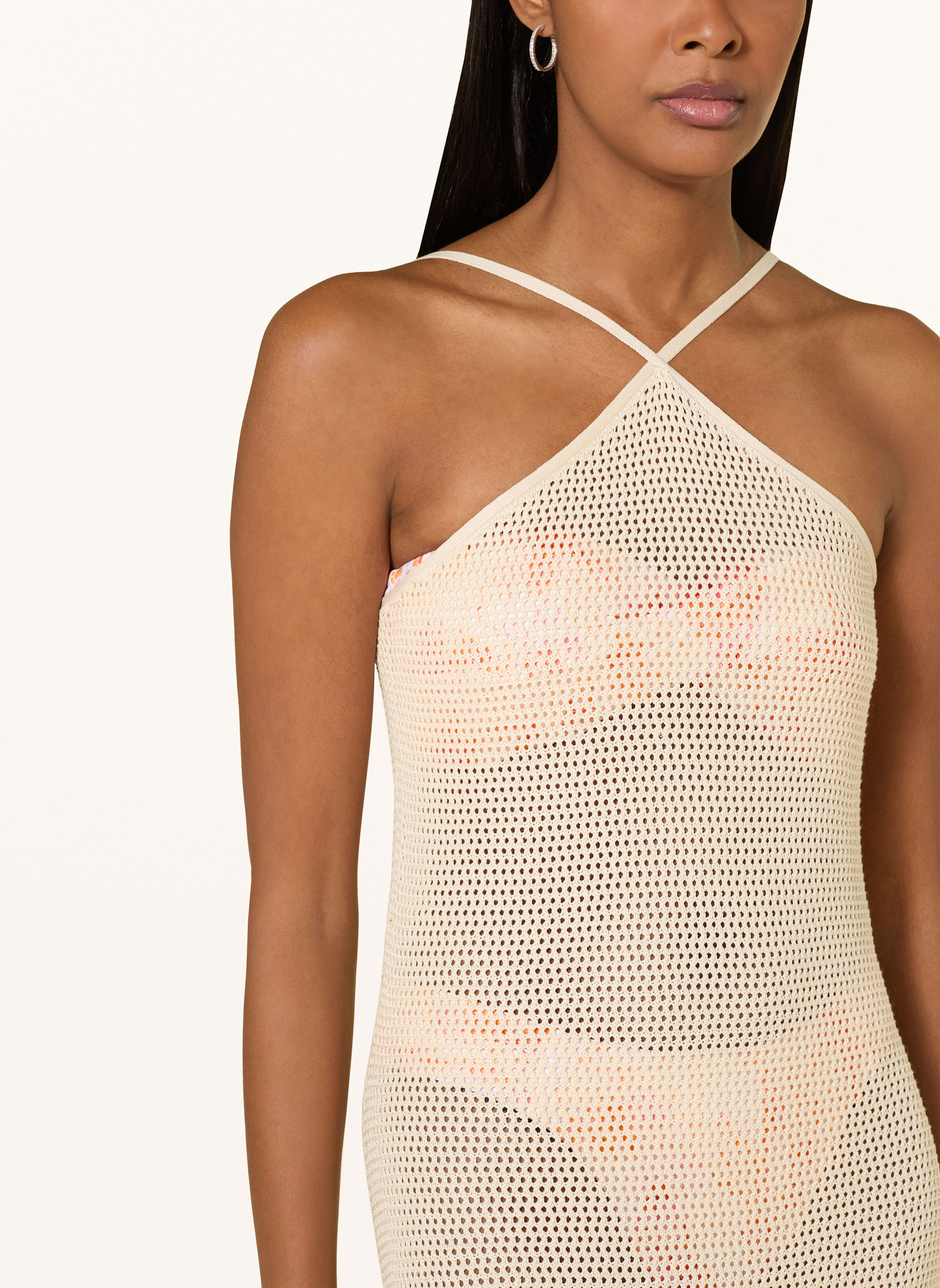 Thumbnail - Seafolly Strandkleid Isla Palm weiss