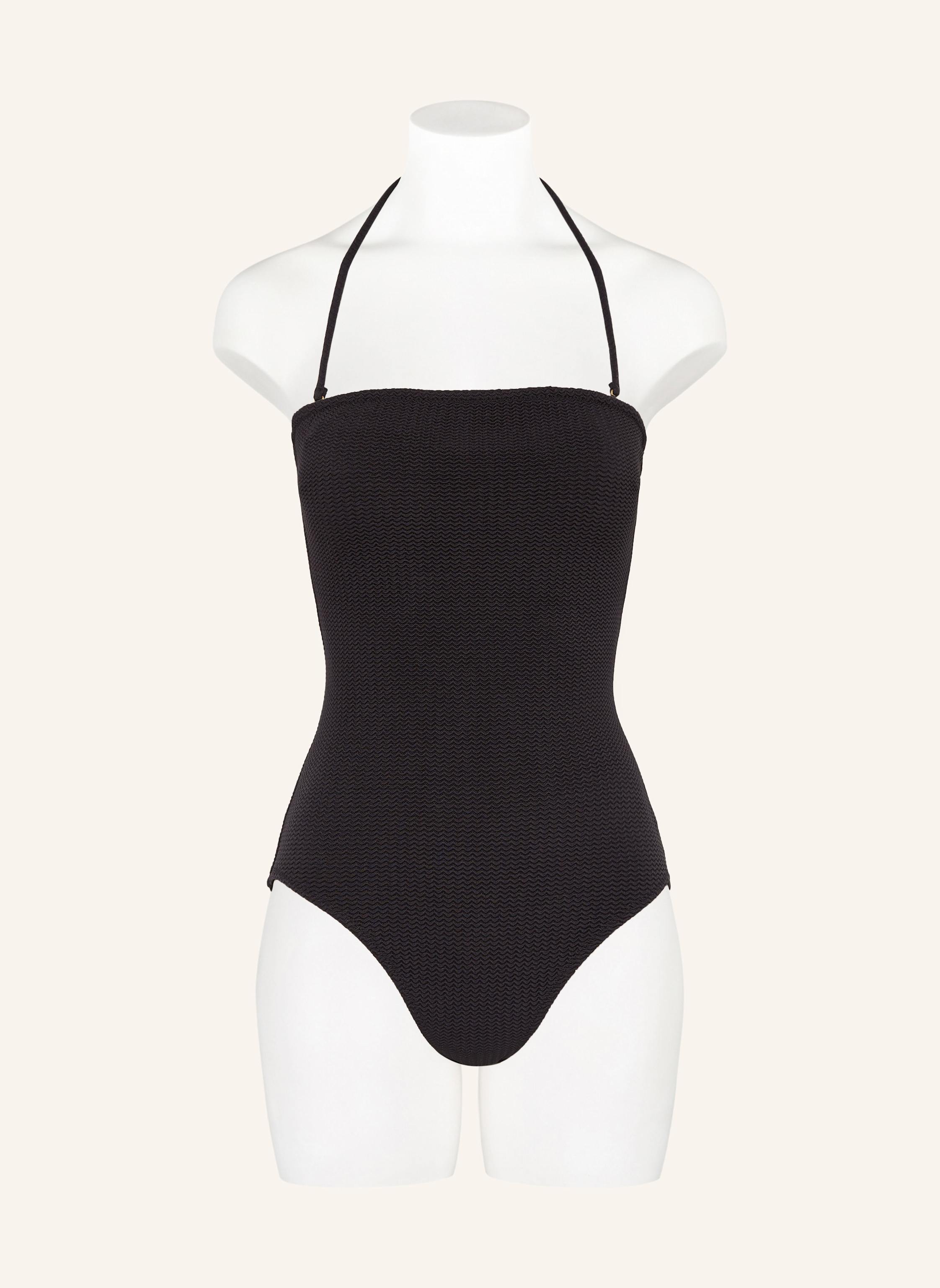 Thumbnail - Seafolly Bandeau-Badeanzug Sea Dive schwarz