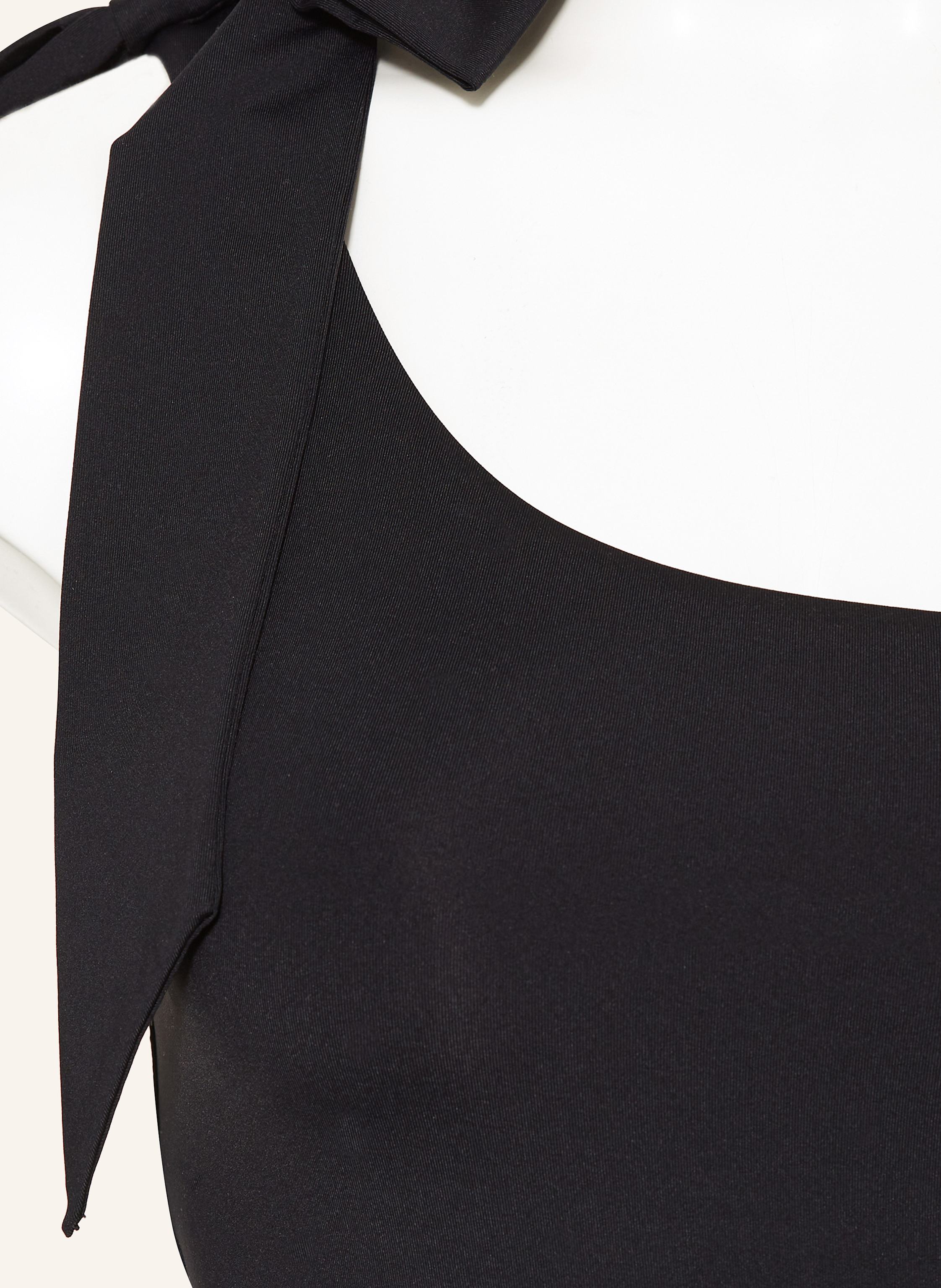Thumbnail - Seafolly One-Shoulder-Badeanzug Beau Bow schwarz