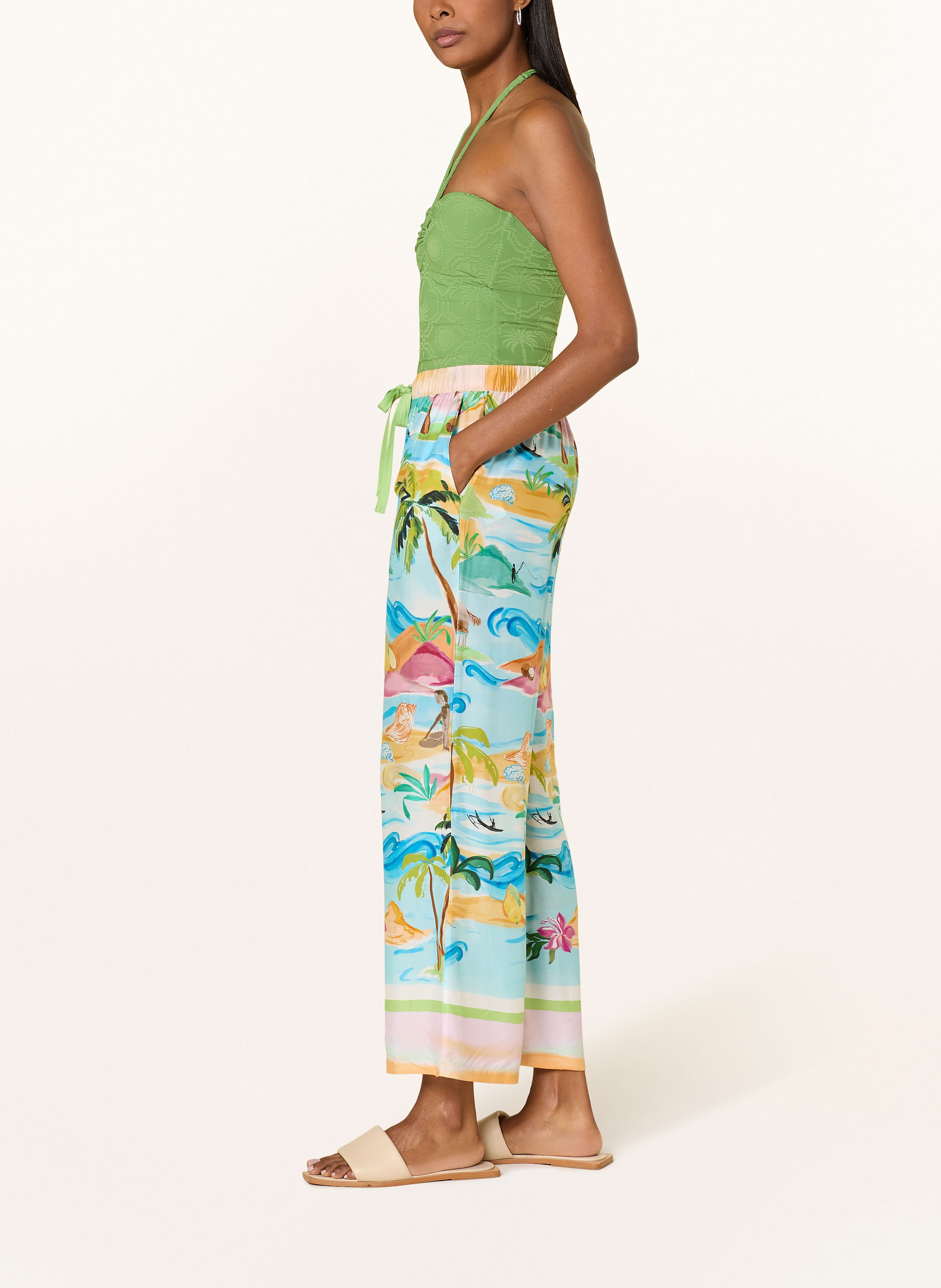 Thumbnail - Seafolly Marlenehose South Pacific blau