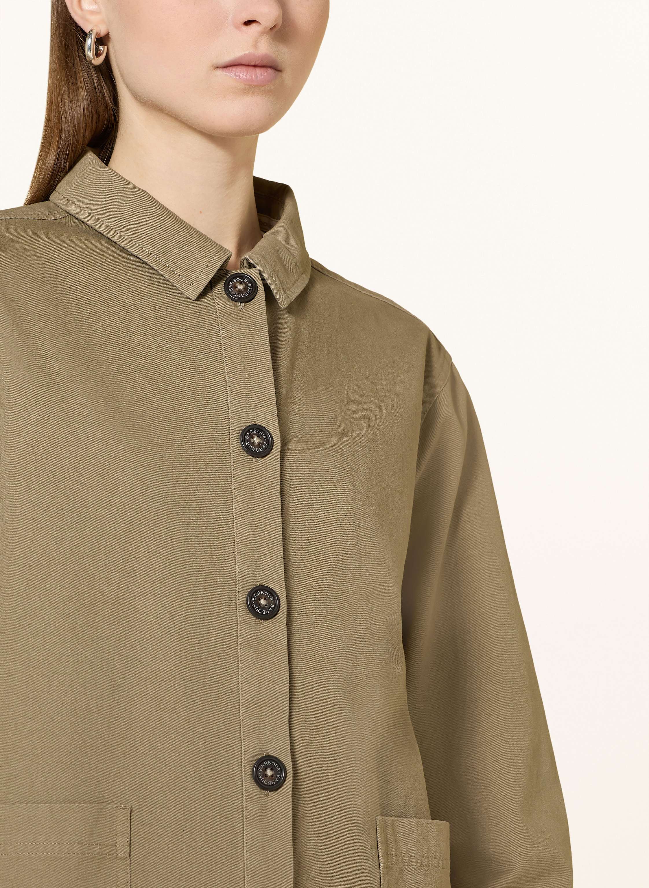 Thumbnail - Barbour Overshirt Lyndale gruen
