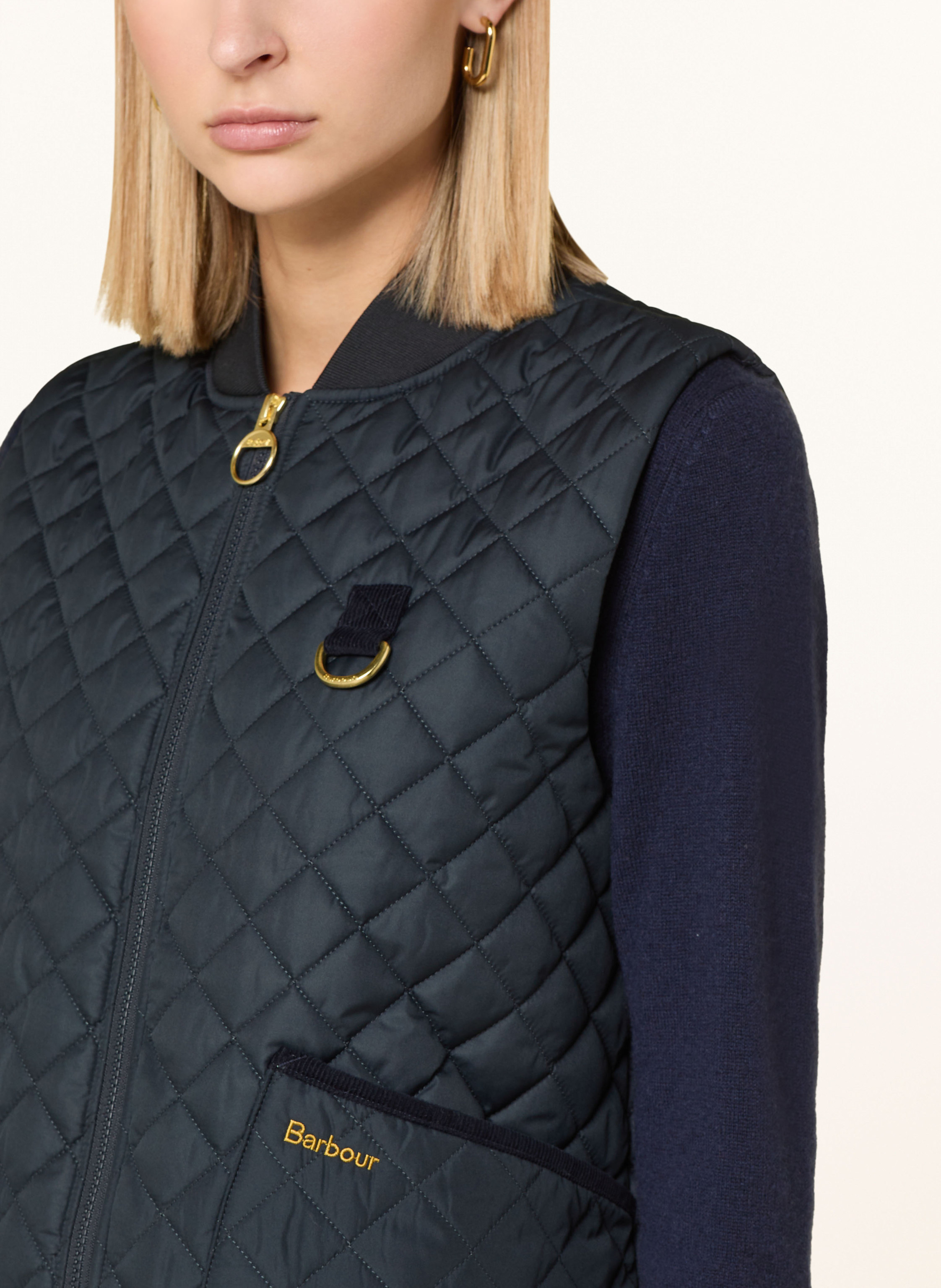 Thumbnail - Barbour Steppweste Rosalie blau