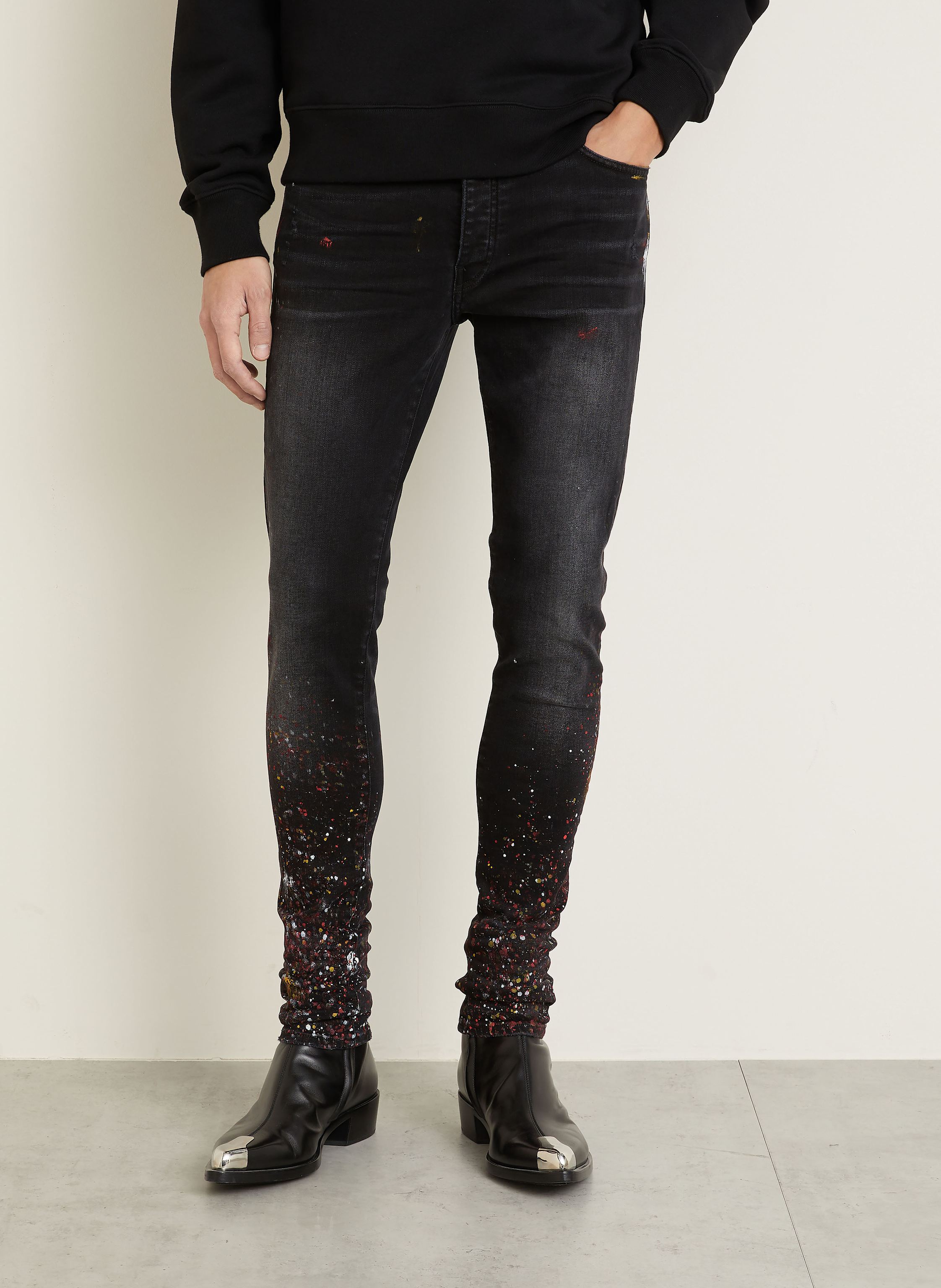 Thumbnail - Amiri Jeans Skinny Fit schwarz