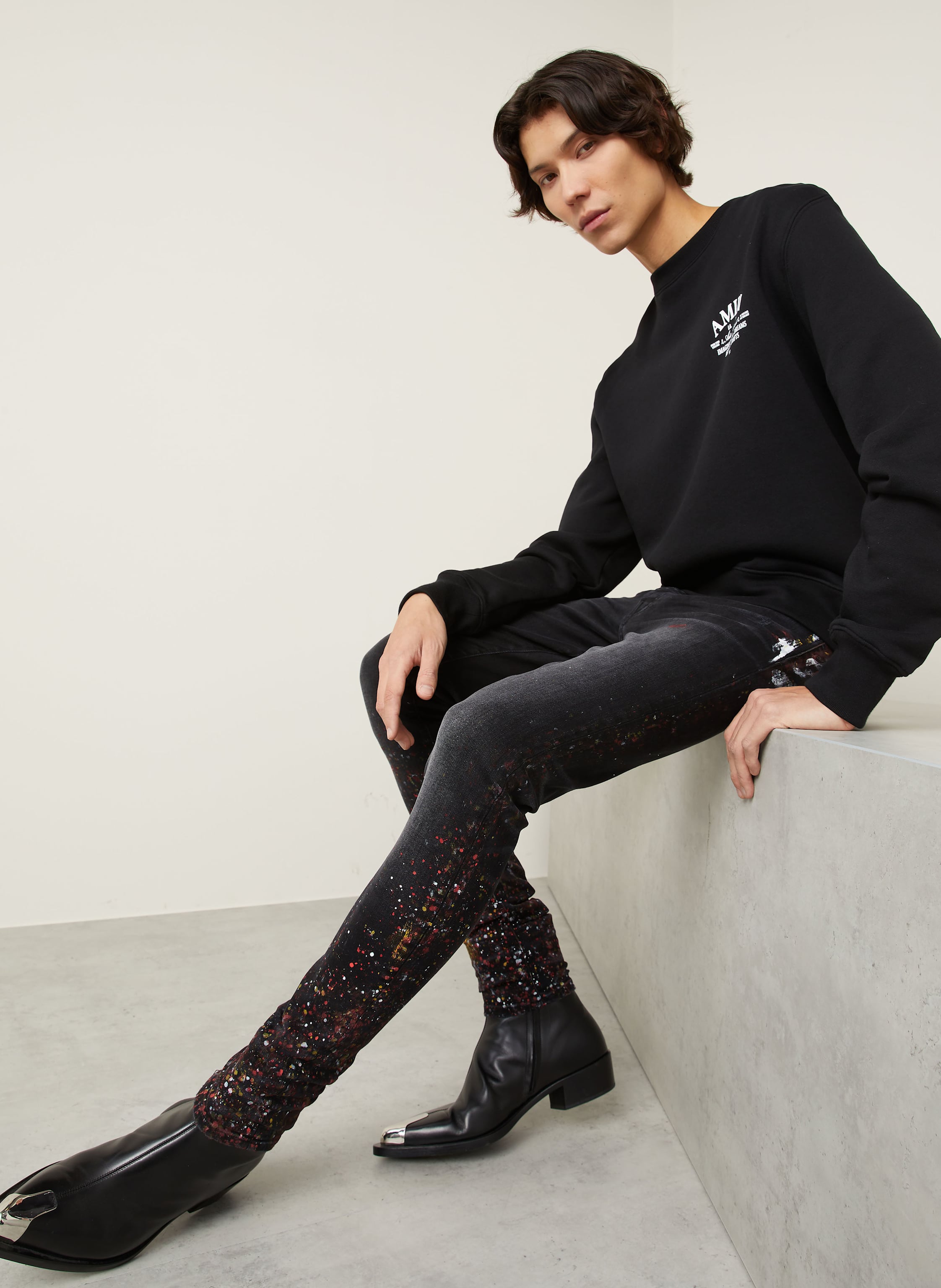 Thumbnail - Amiri Jeans Skinny Fit schwarz