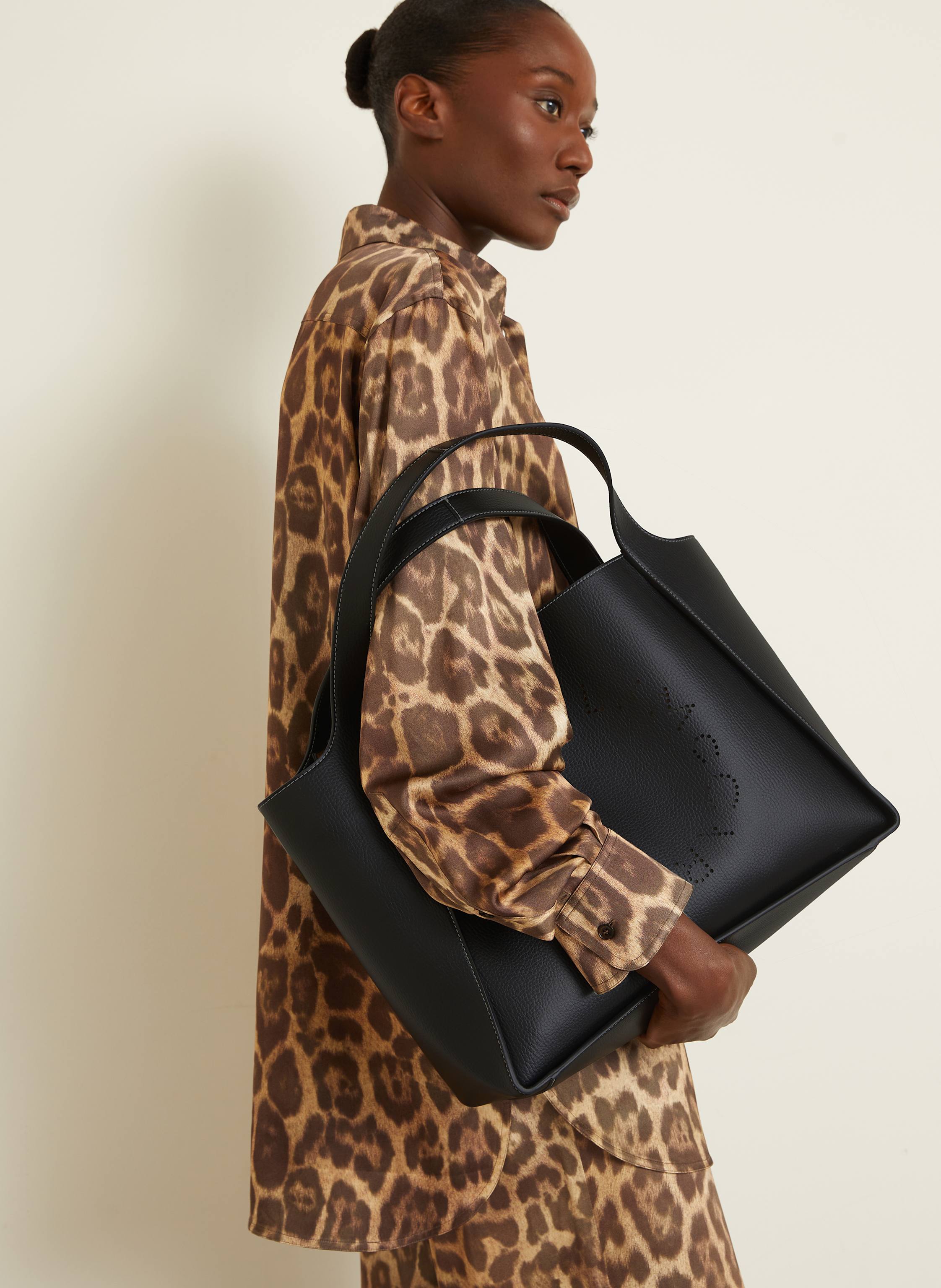 Thumbnail - Stella Mccartney Shopper Mit Pouch schwarz