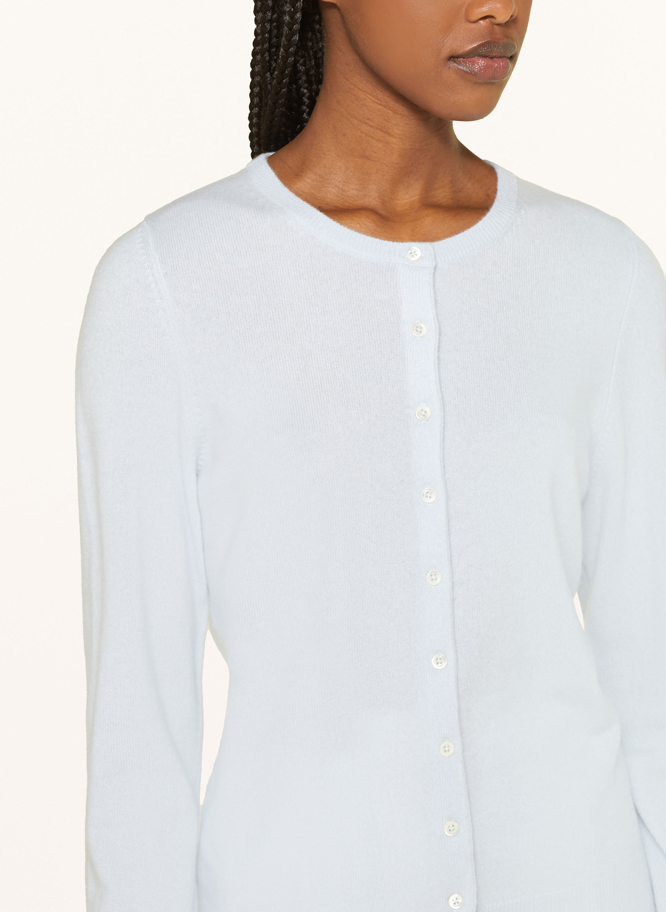 Thumbnail - Repeat Strickjacke Aus Cashmere blau