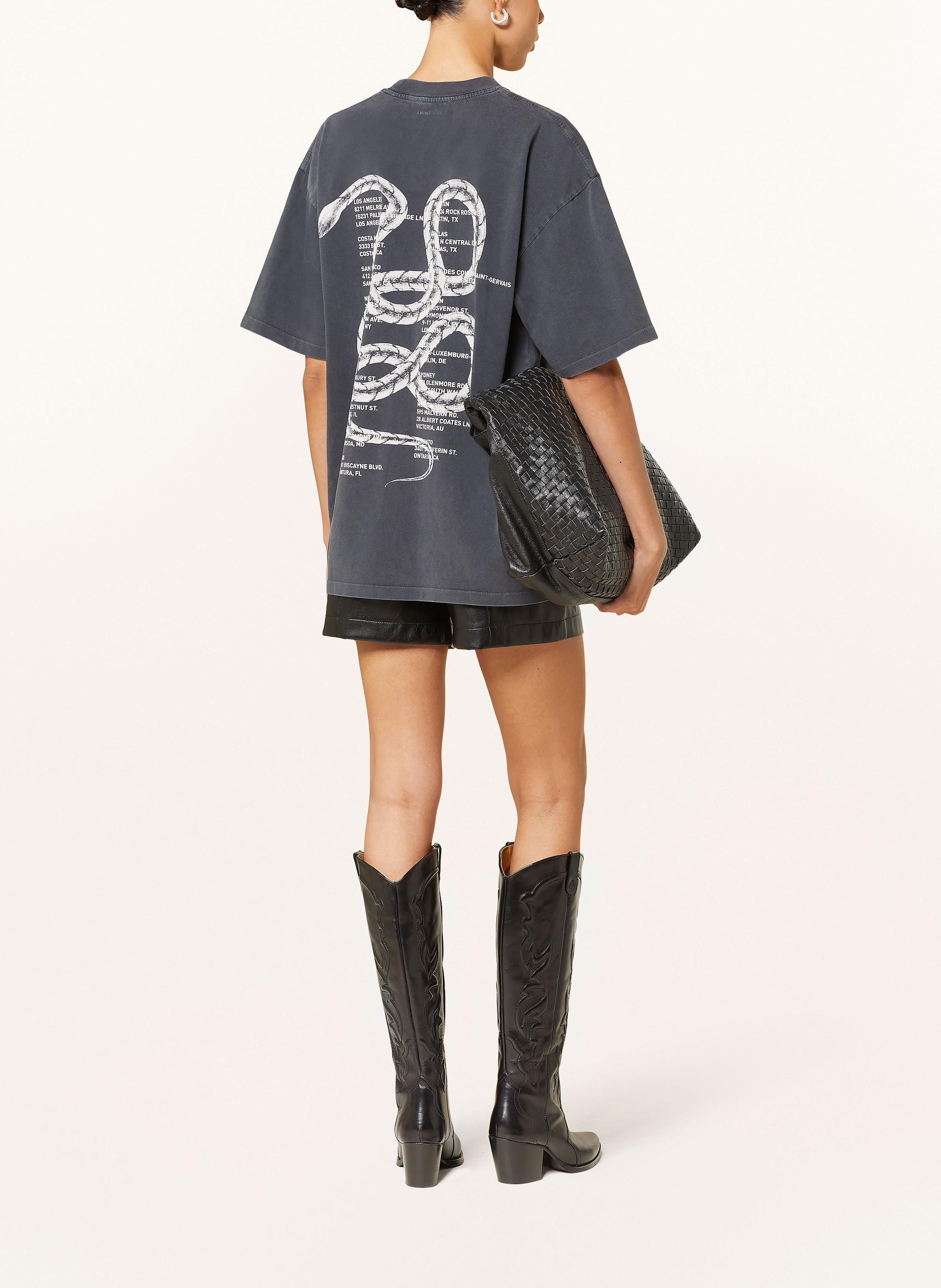 Thumbnail - Anine Bing T-Shirt Kent schwarz