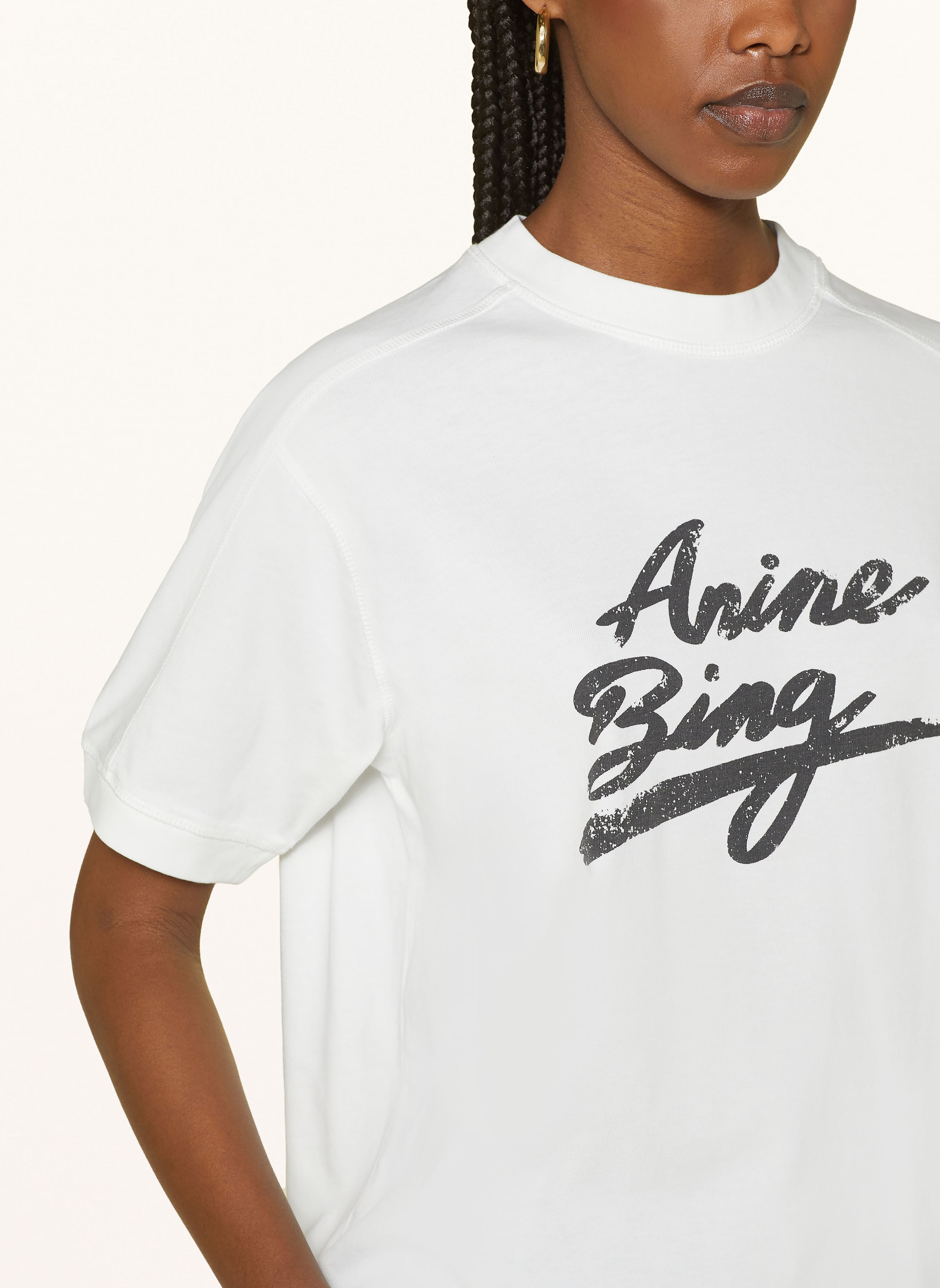 Thumbnail - Anine Bing T-Shirt Jaylin weiss