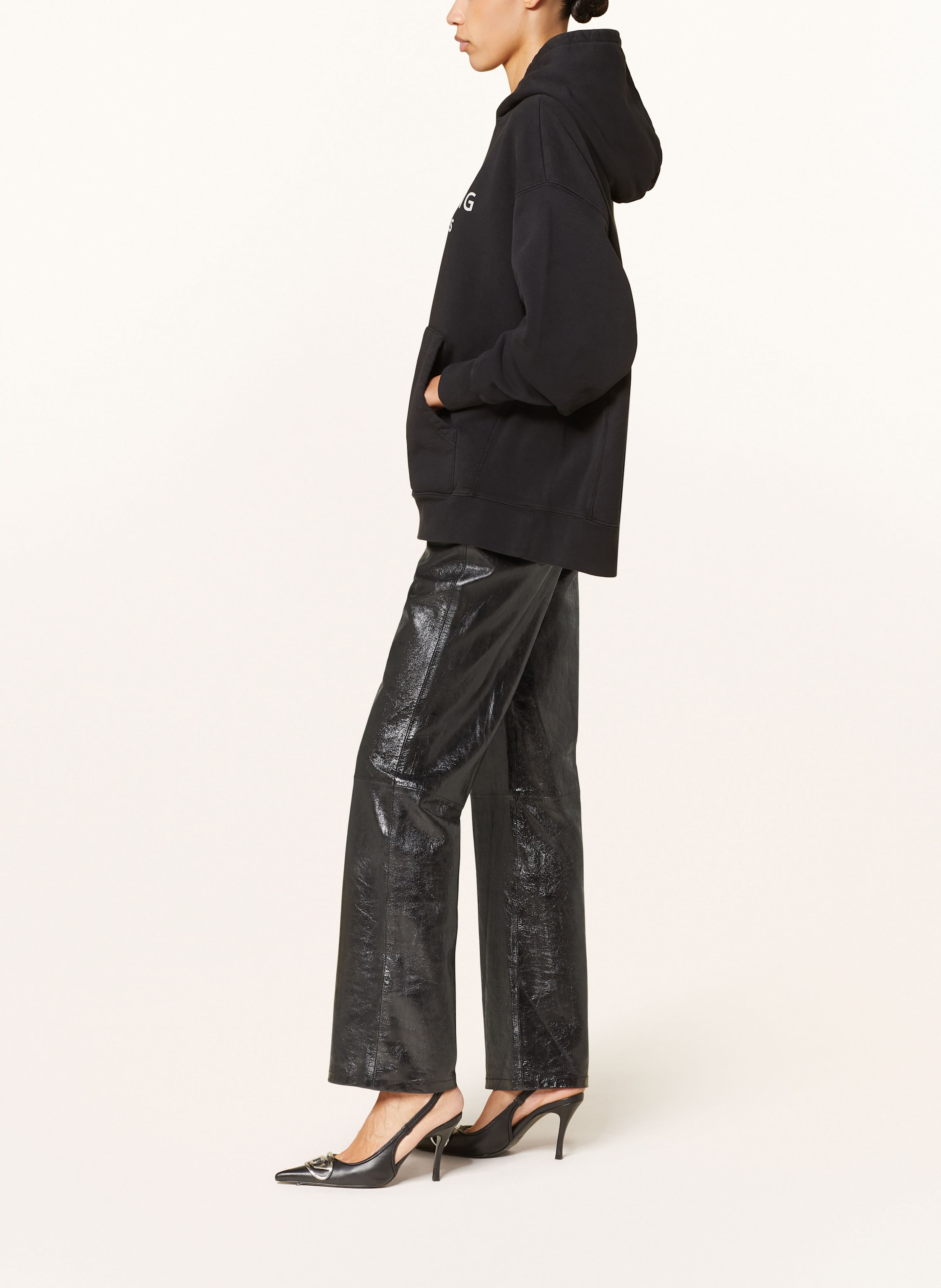Thumbnail - Anine Bing Hoodie Alto schwarz