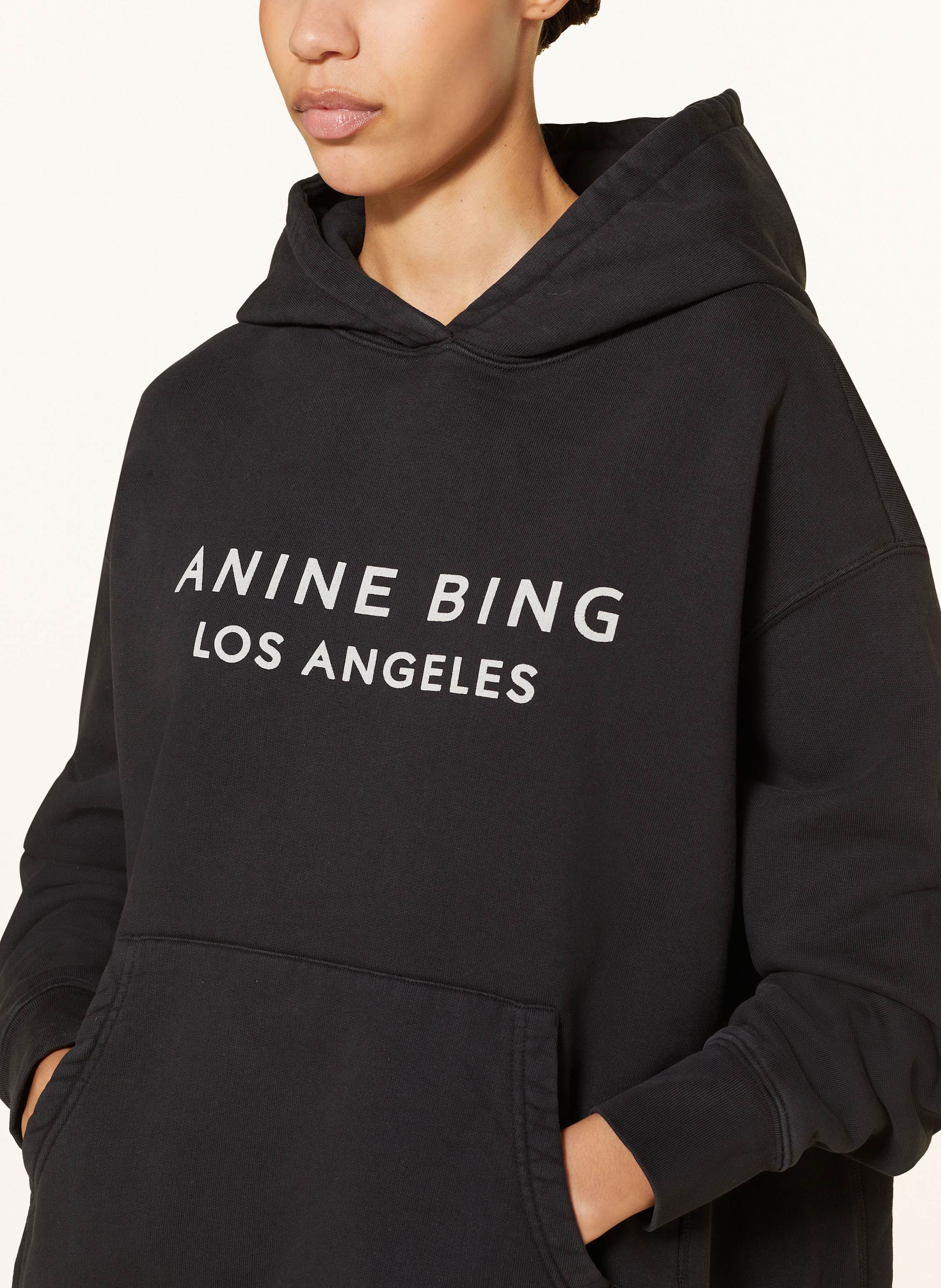 Thumbnail - Anine Bing Hoodie Alto schwarz