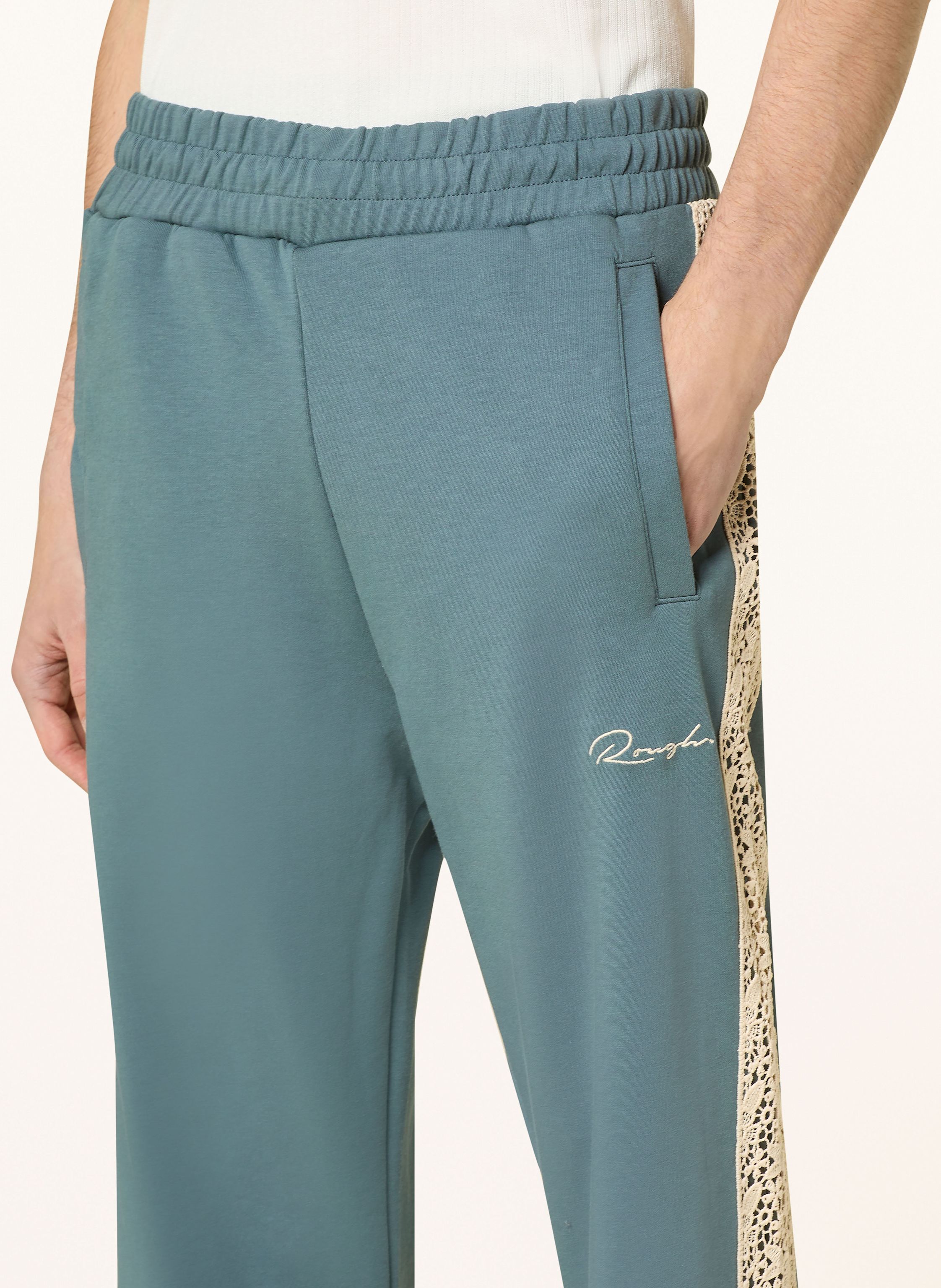 Thumbnail - Rough. Sweatpants Mit Galonstreifen blau