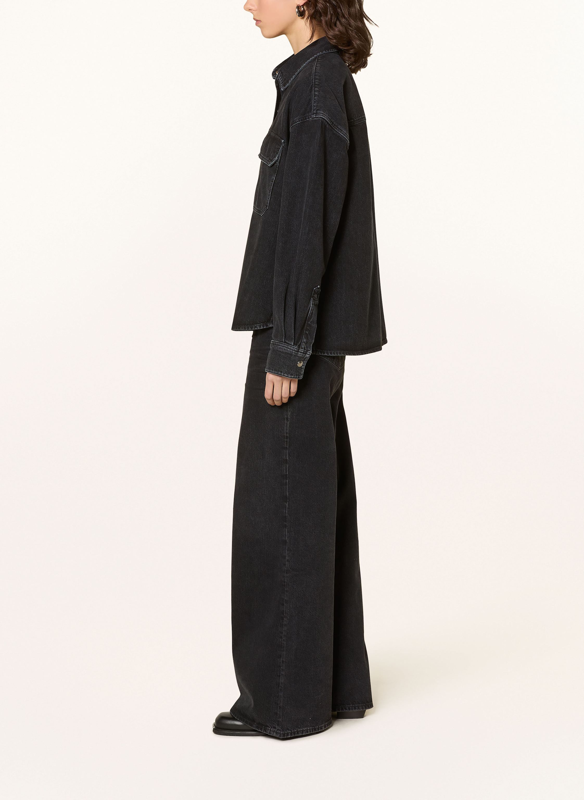 Thumbnail - Agolde Straight Jeans Clara schwarz