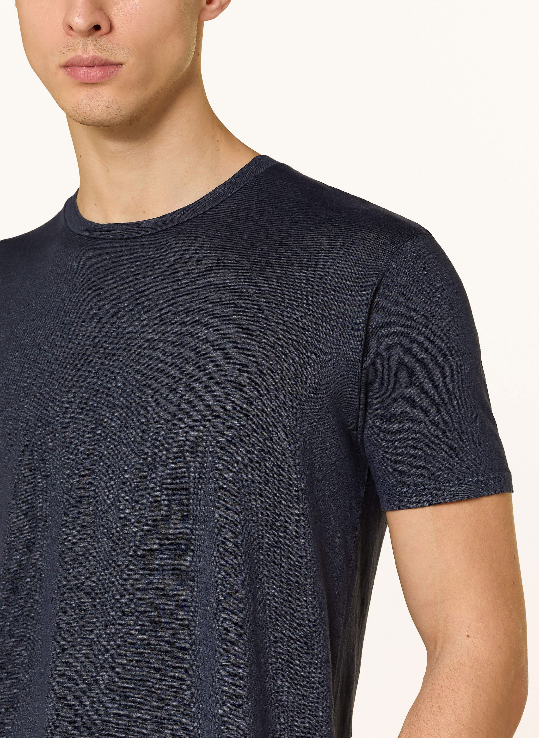 Thumbnail - Daniele Fiesoli T-Shirt Aus Leinen blau