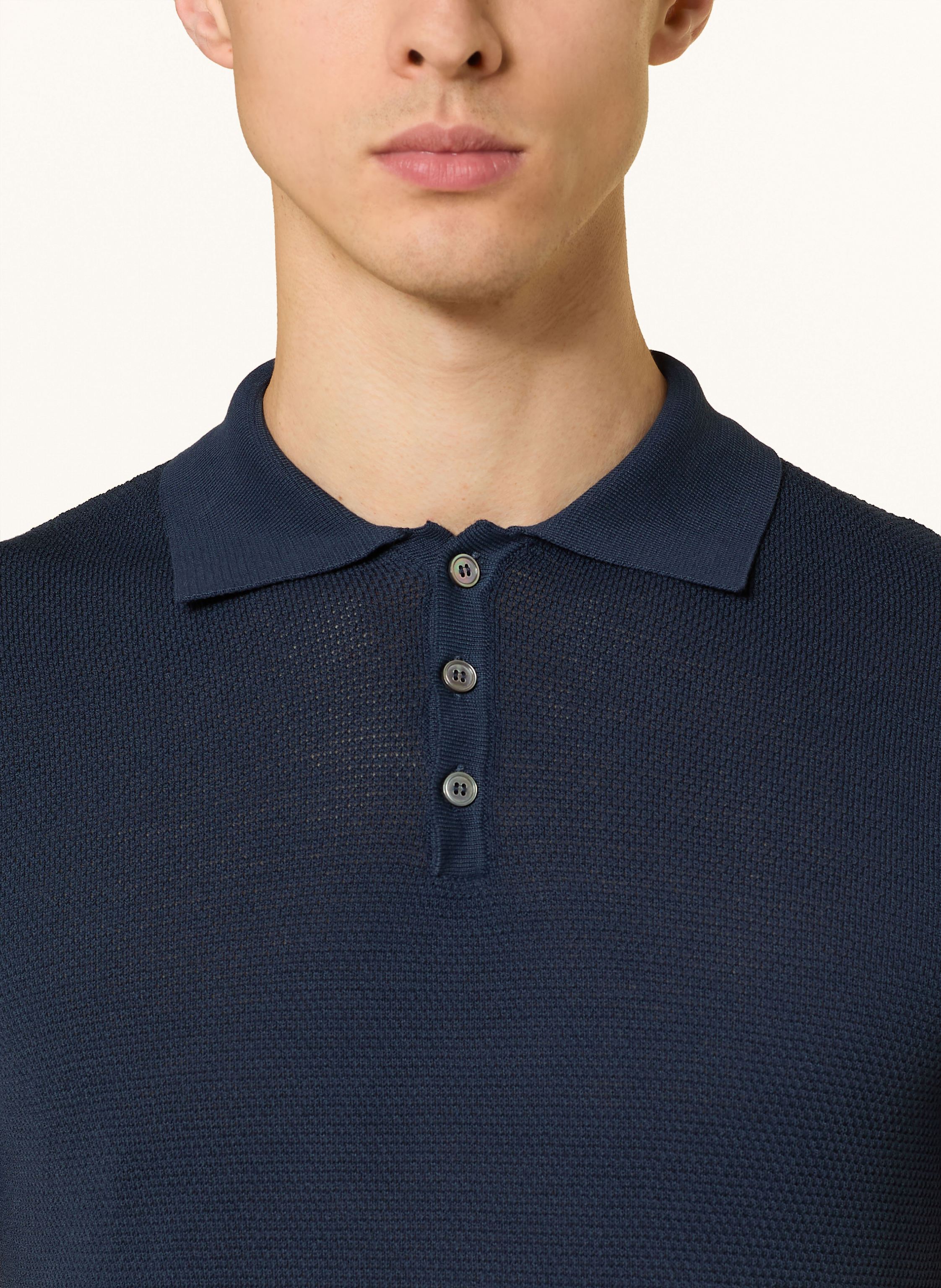 Thumbnail - Daniele Fiesoli Strick-Poloshirt blau