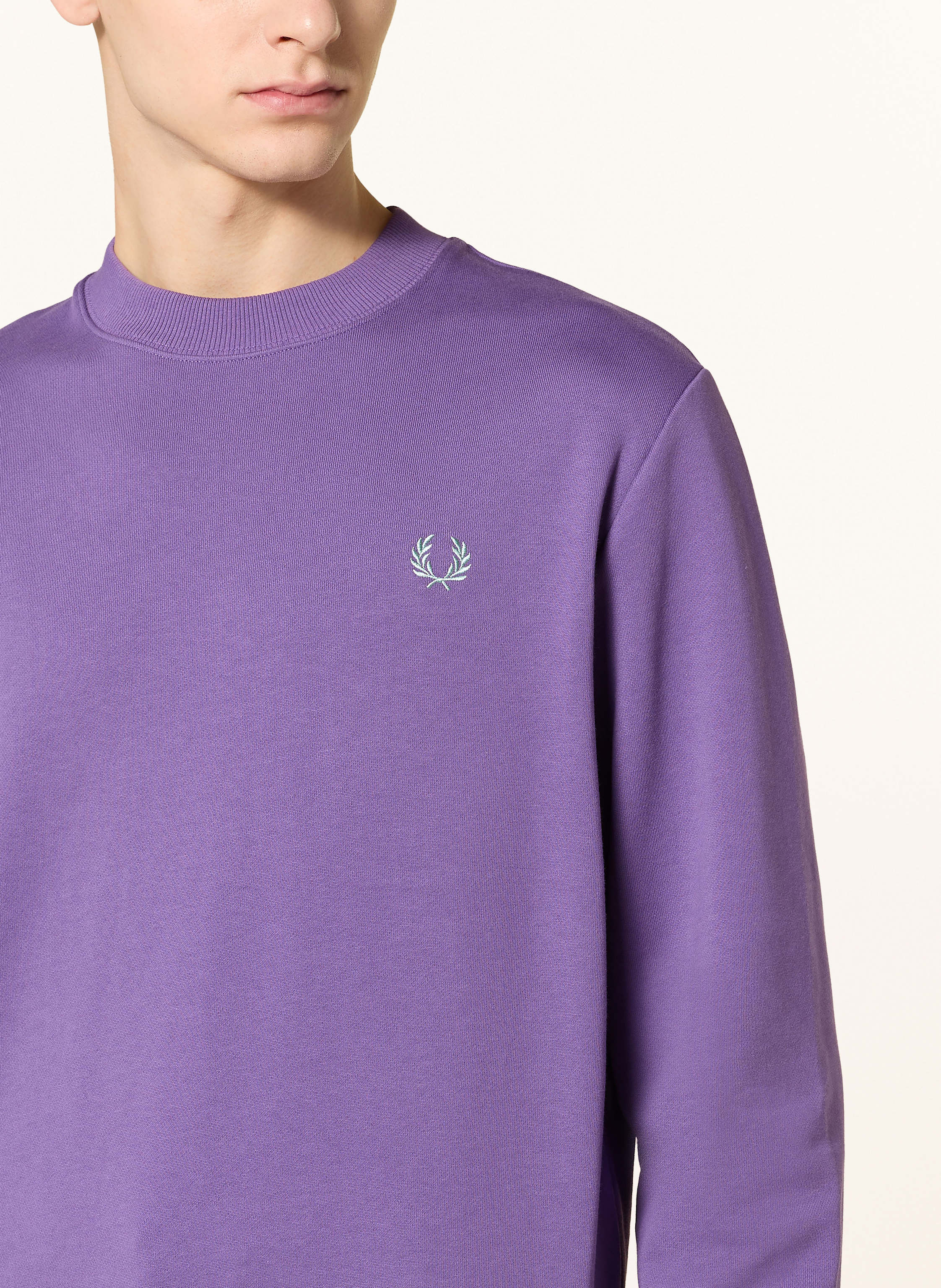 Thumbnail - Fred Perry Sweatshirt lila