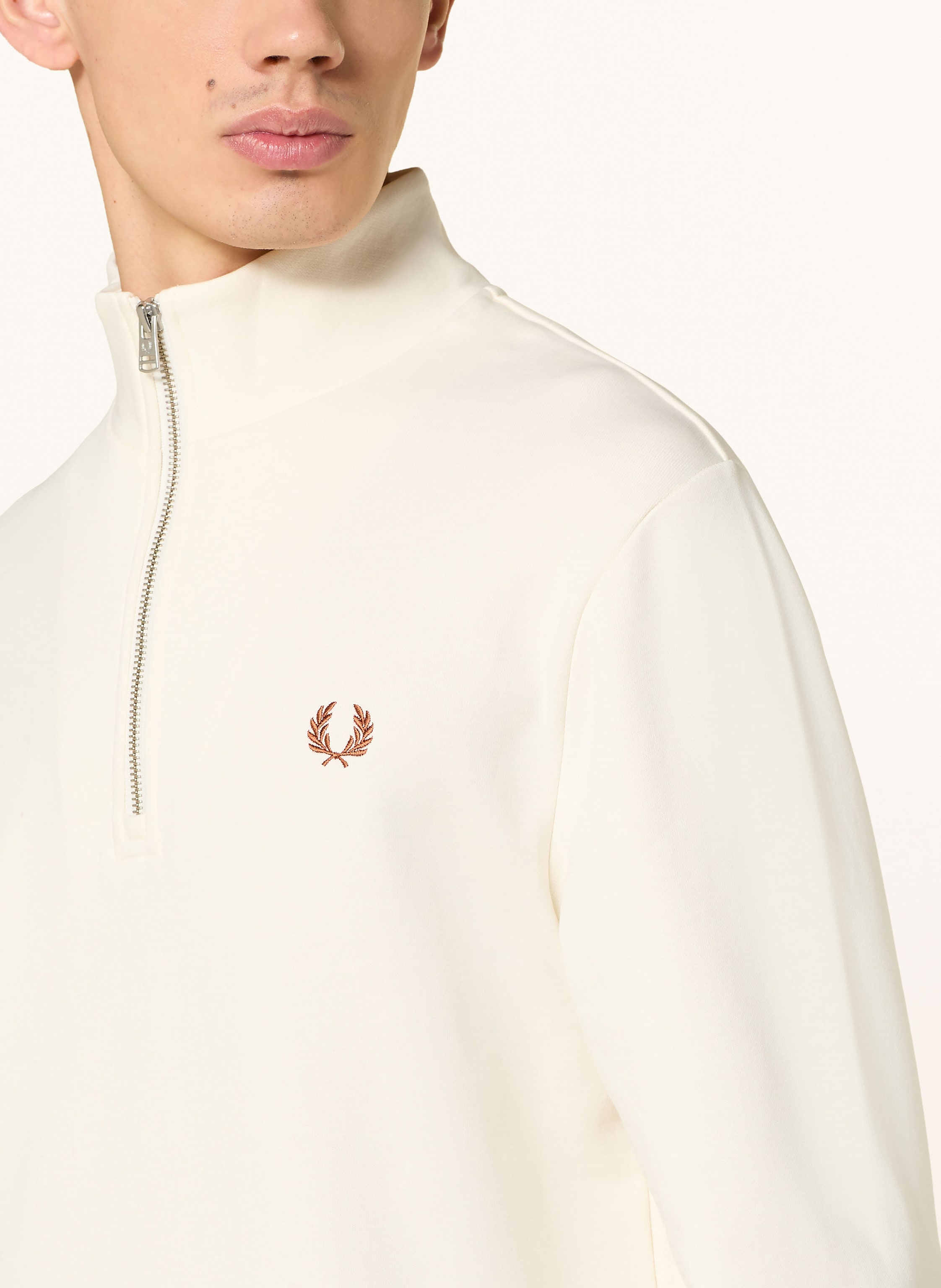 Thumbnail - Fred Perry Sweat-Troyer weiss