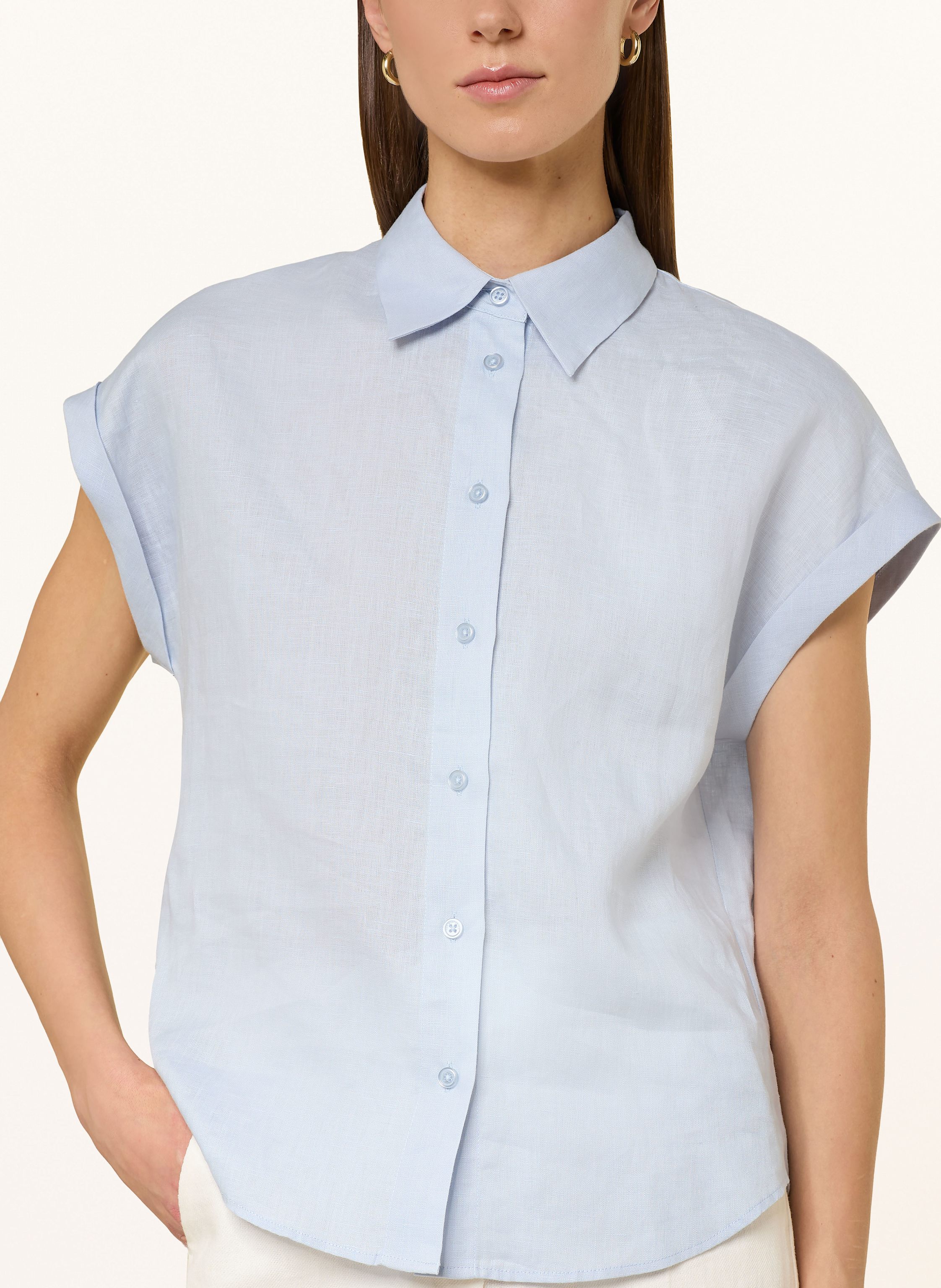 Thumbnail - (The Mercer) N.Y. Hemdbluse Aus Leinen blau