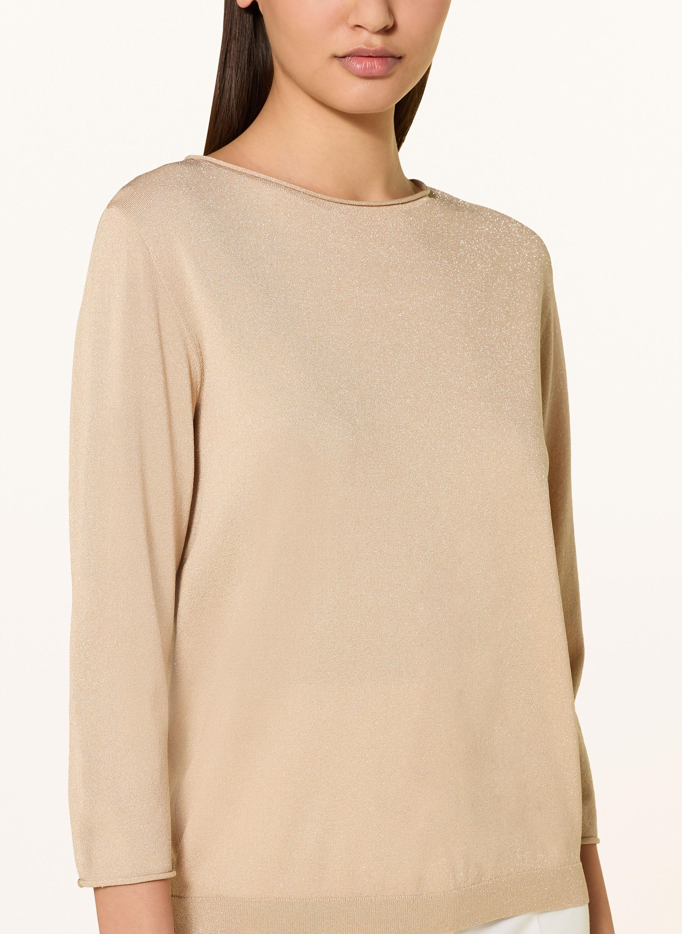 Thumbnail - (The Mercer) N.Y. Pullover Mit Glitzergarn gold