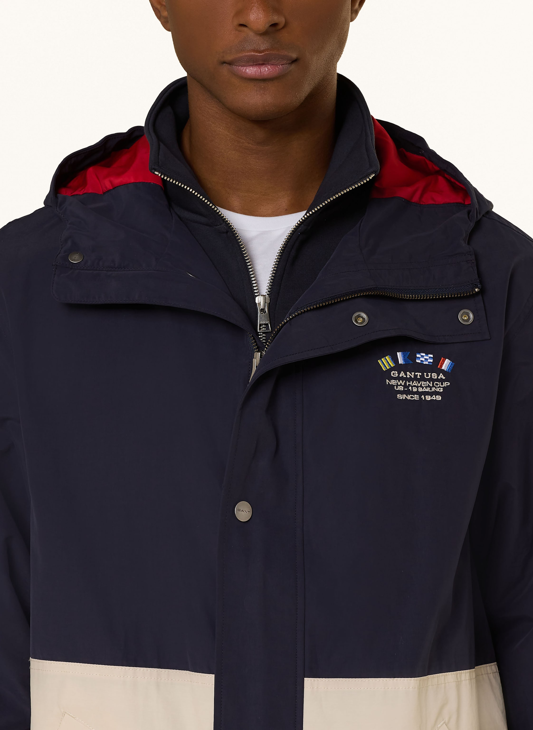 Thumbnail - Gant Windbreaker blau