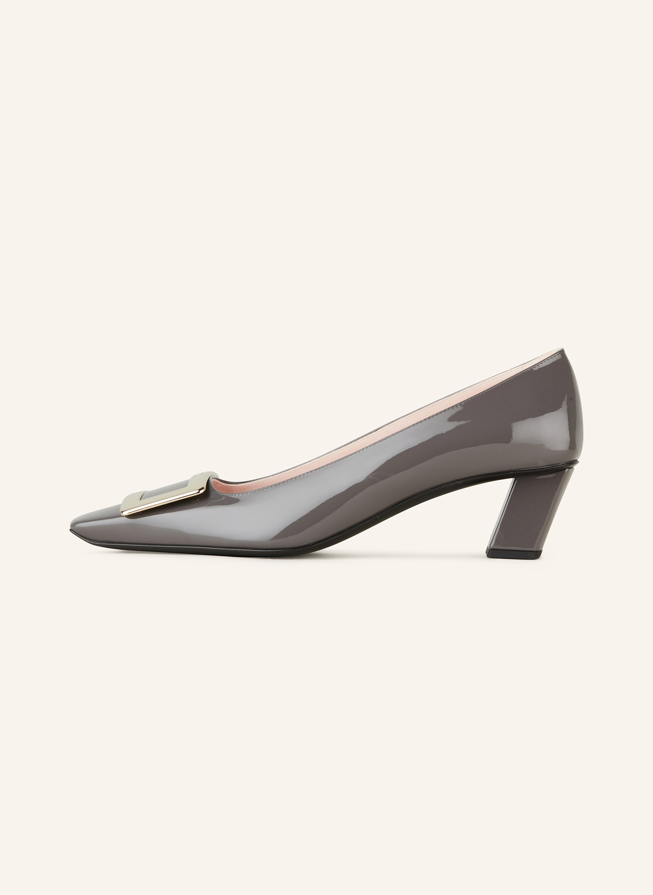 Thumbnail - Roger Vivier Lack-Pumps Belle grau