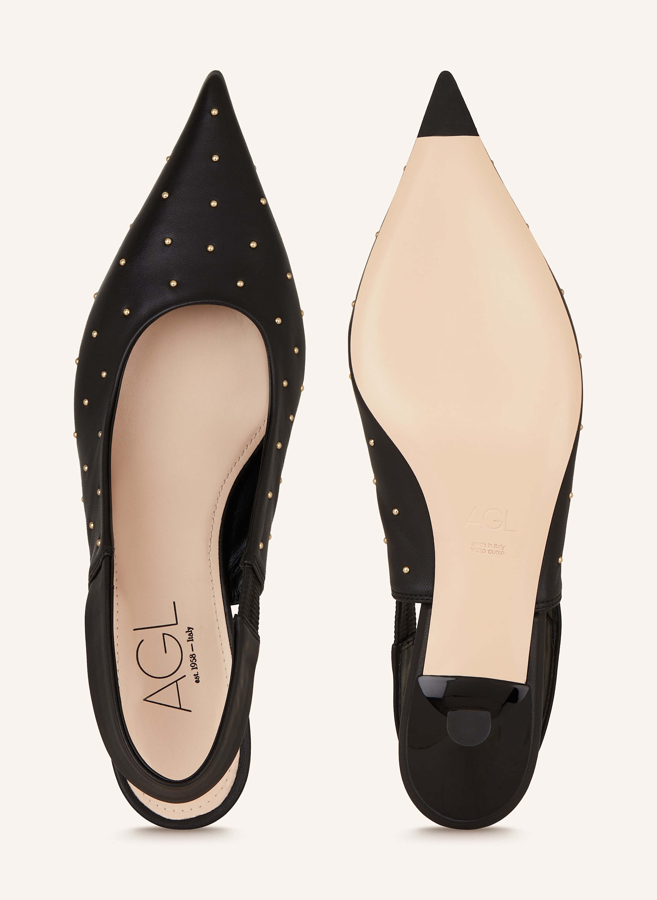 Thumbnail - Agl Slingpumps Lenor schwarz