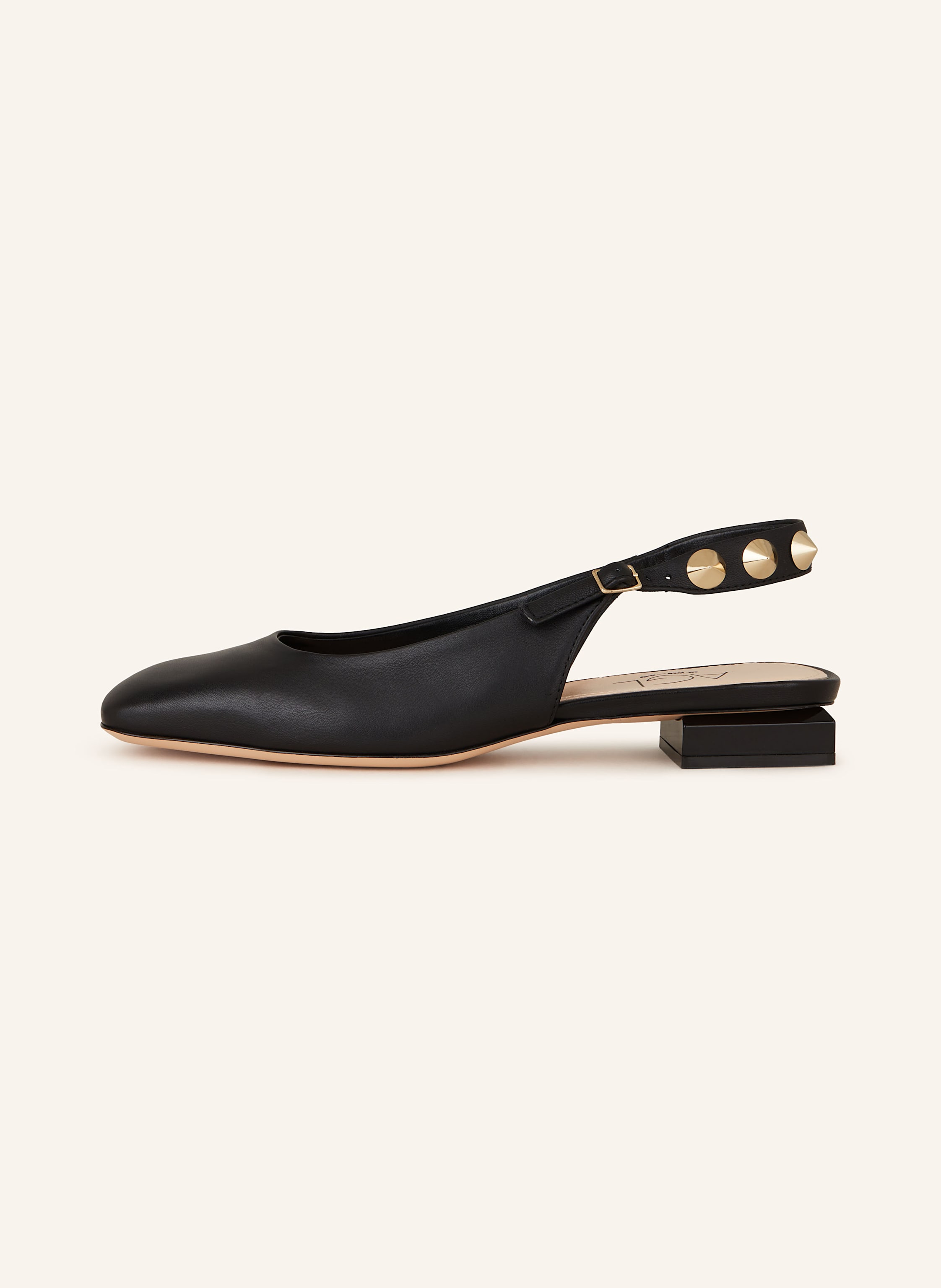 Thumbnail - Agl Slingpumps Angi Mit Nieten schwarz