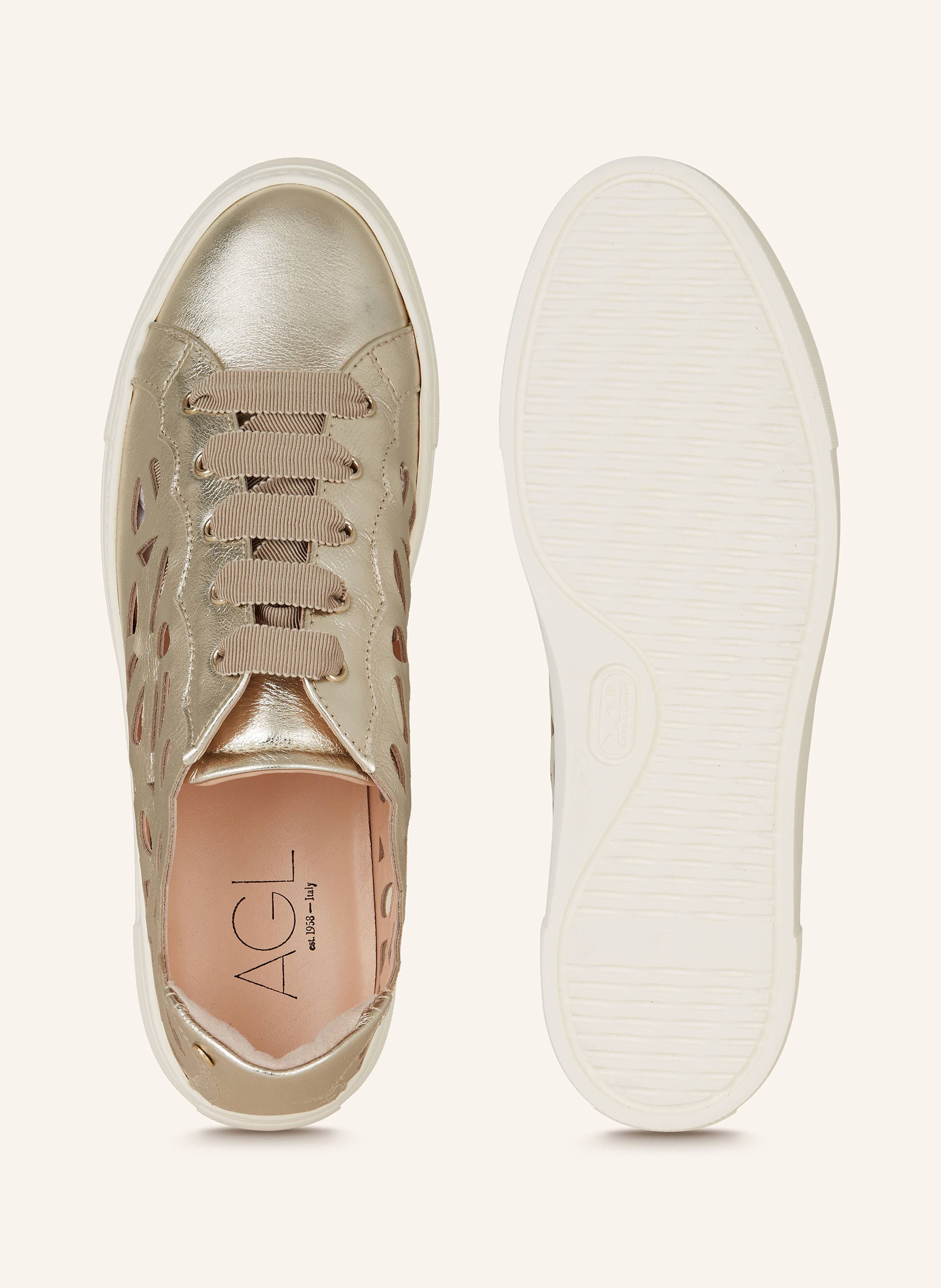 Thumbnail - Agl Sneaker Mandi Mit Cut-Outs gold