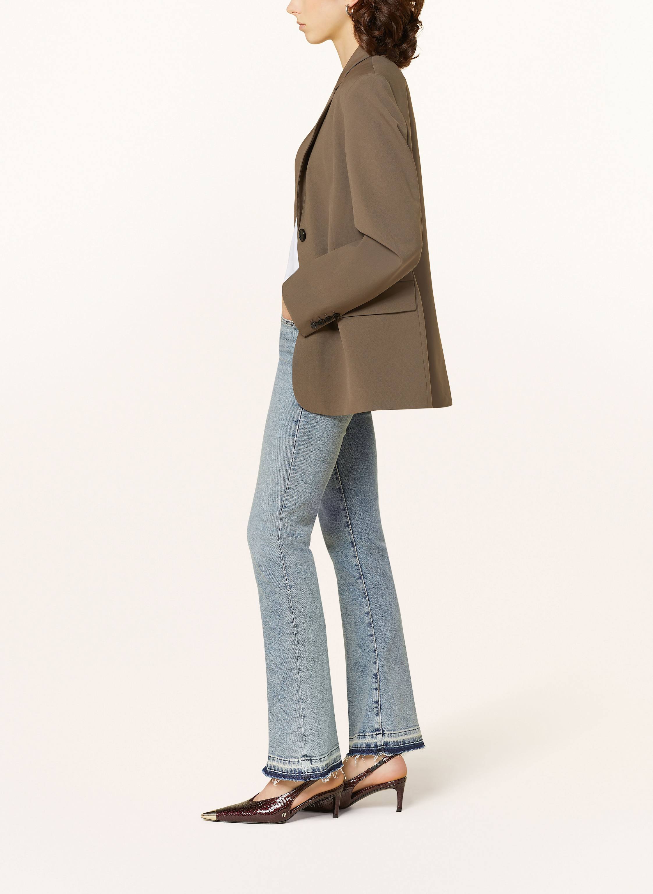 Thumbnail - 7 For All Mankind Bootcut Jeans Bootcut Tailorless Amuse Me With Unrolled Hem blau