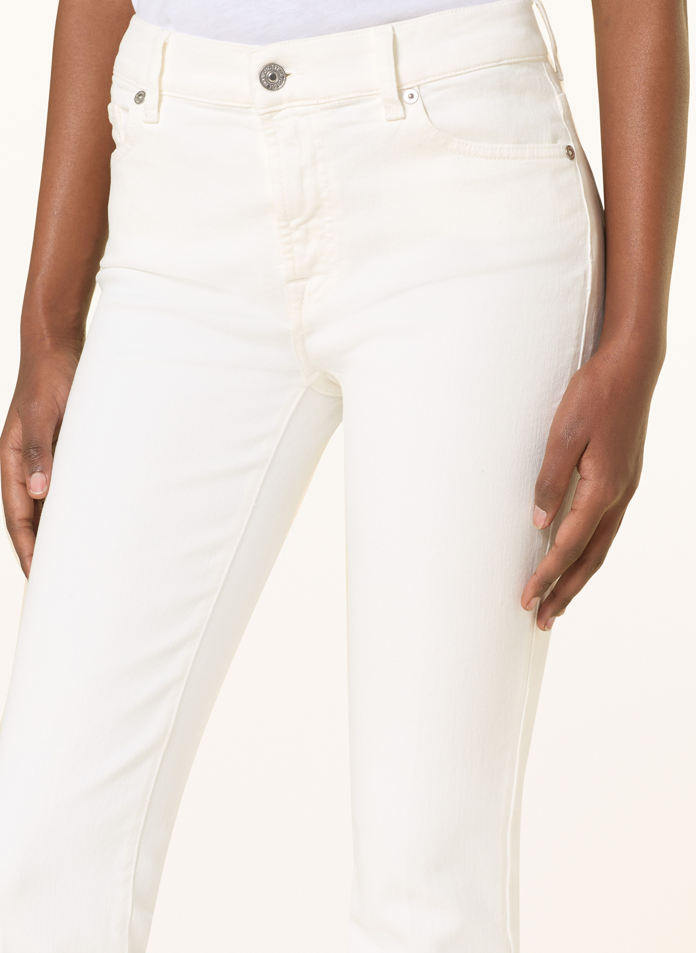 Thumbnail - 7 For All Mankind Bootcut Jeans Bootcut Cloud White weiss