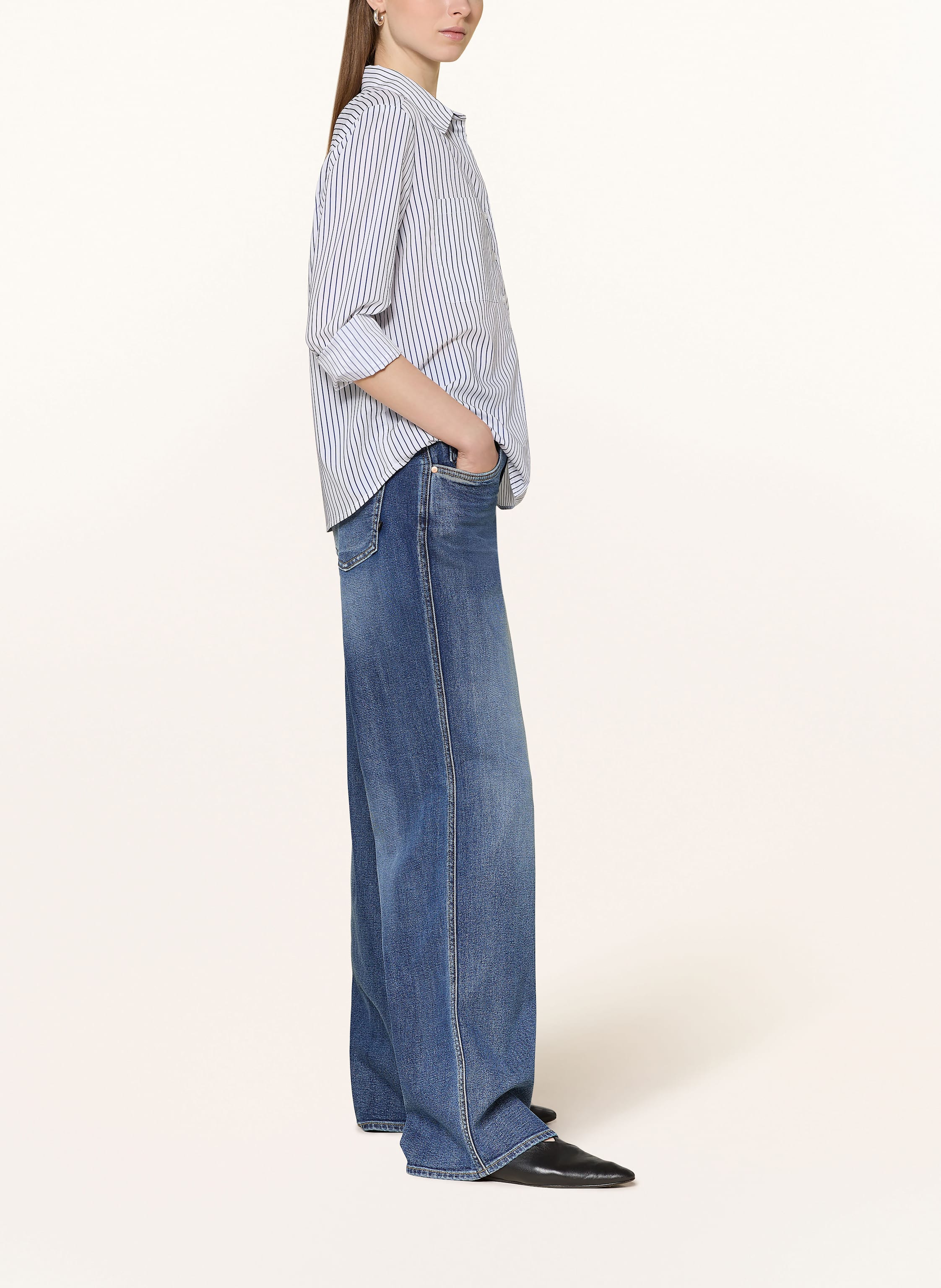 Thumbnail - Herrlicher Jeans Baggy blau