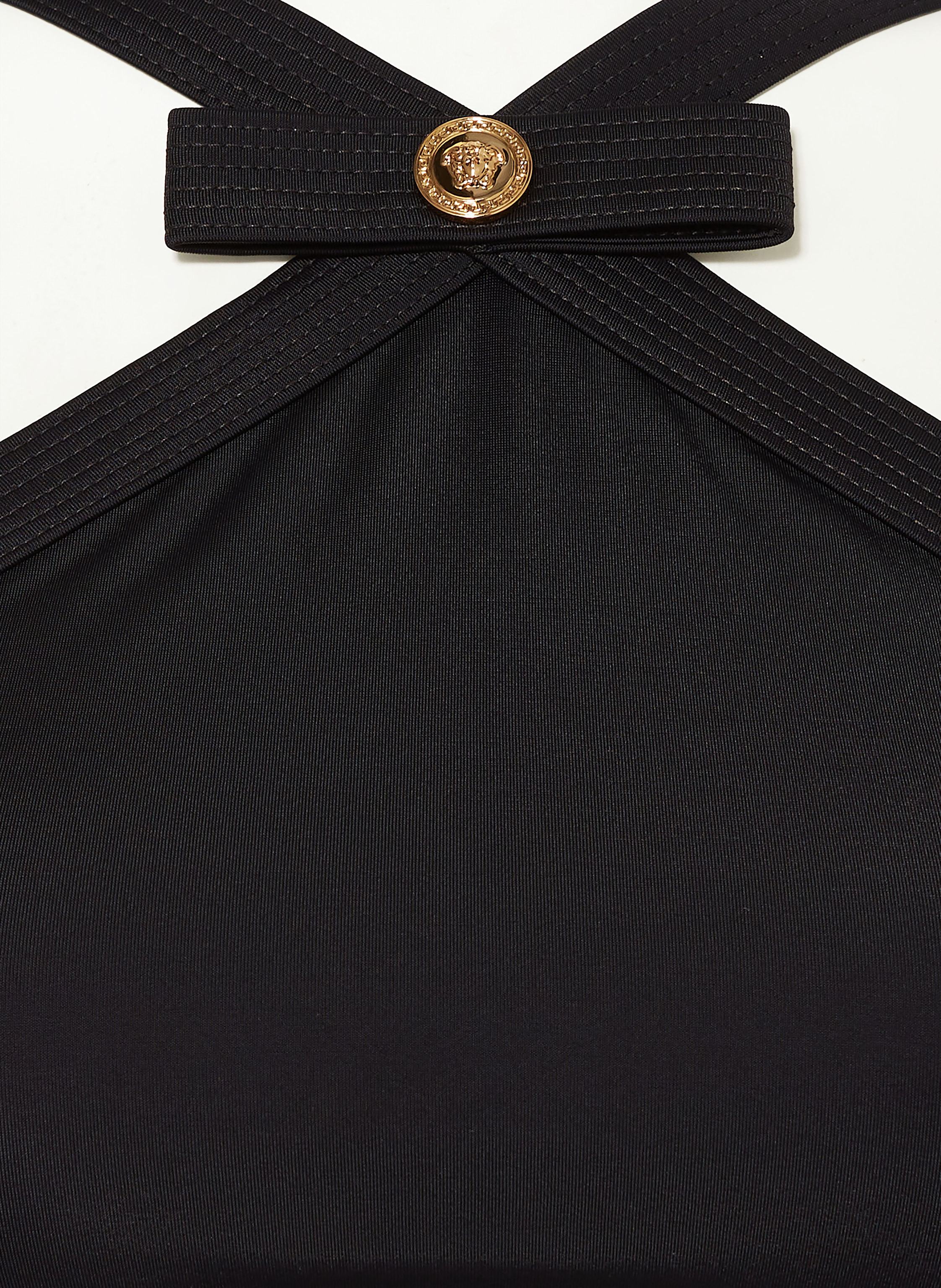 Thumbnail - Versace High-Neck-Bikini-Top schwarz