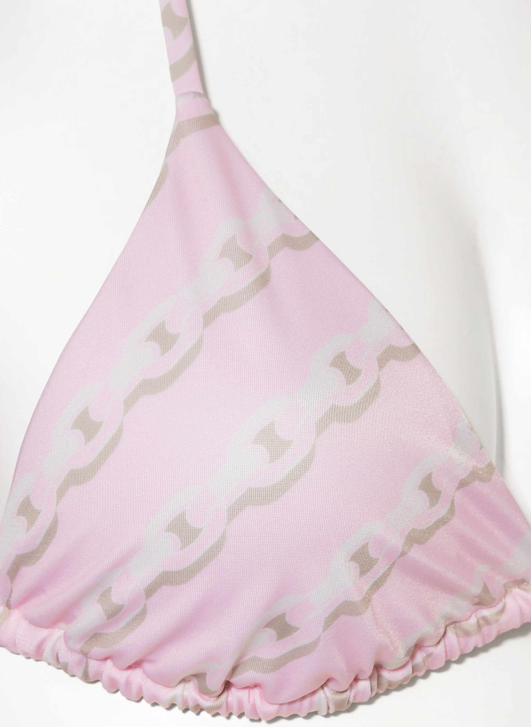 Thumbnail - Versace Triangel-Bikini-Top pink