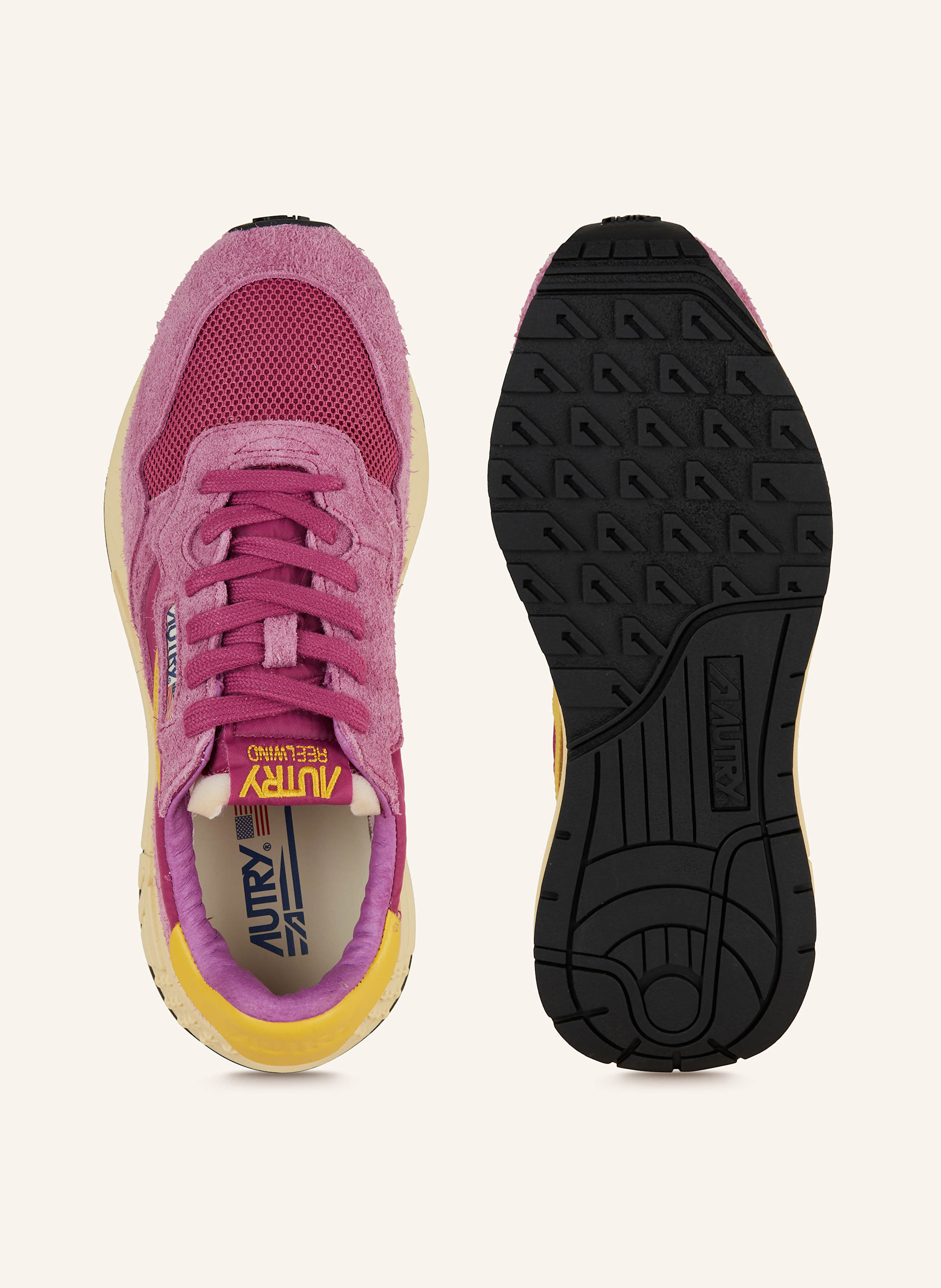 Thumbnail - Autry Sneaker Reelwind Low Ut pink