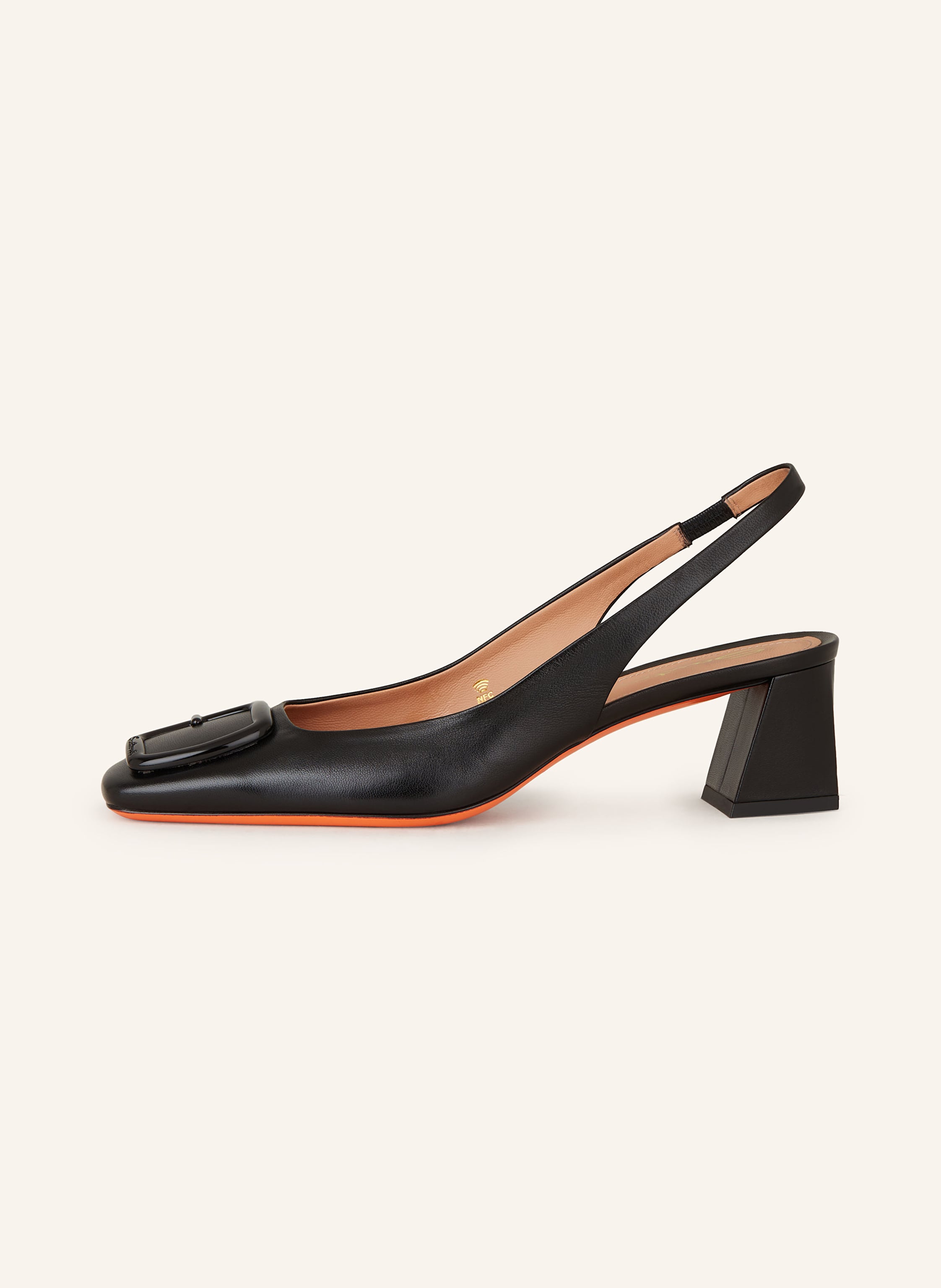 Thumbnail - Santoni Slingpumps Lemon schwarz